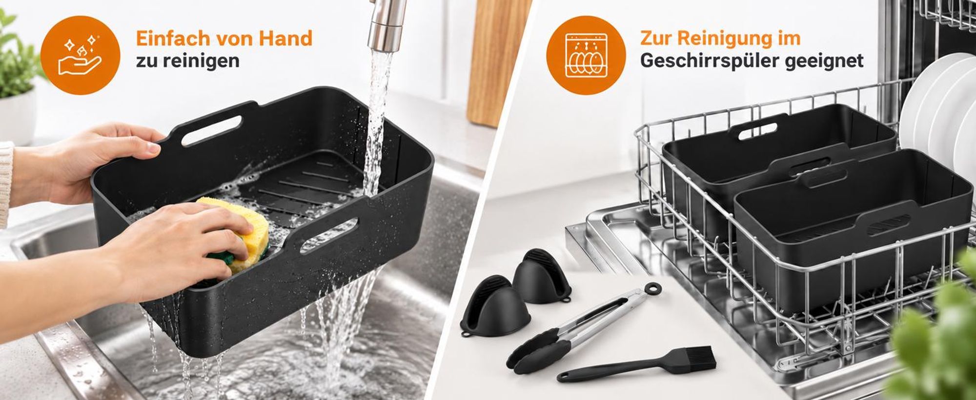 19-tlg. Heißluftfritteuse Zubehör Set für Ninja AF300EU AF400EU, mit 2 Silikonformen, Grillrost, Spießen, Backpapier & Küchenzubehör