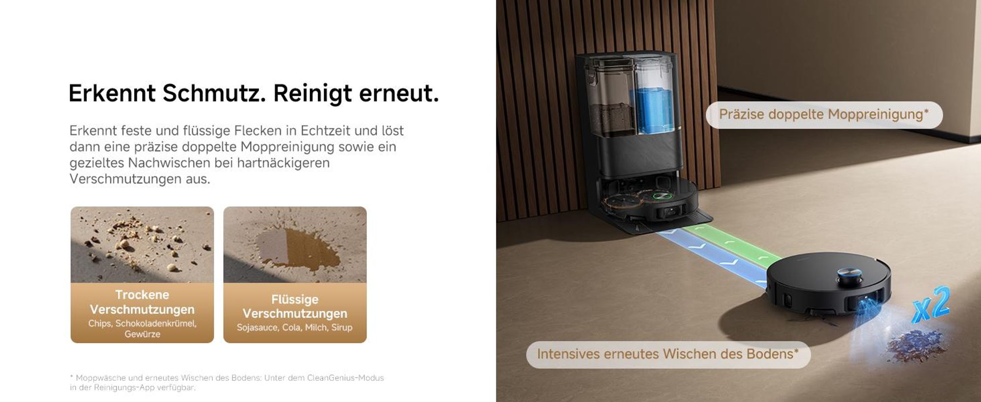 Dreame L60 Ultra Saugroboter mit Wischfunktion,35KPa Saugkraft,KI-3D-ToF-Vision,100°C Selbstreinigung,Doppelflexarme,ausziehbare Seitenbürste,Autolift
