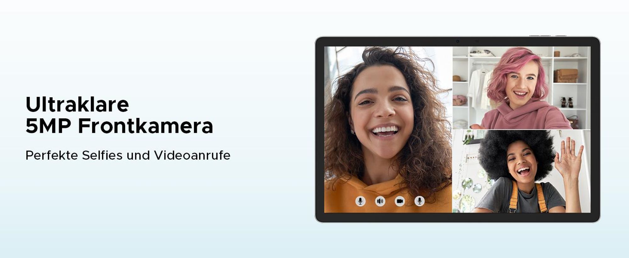 DOOGEE Tab E3+ - Tablet, Android 16, 12 Zoll, 48(8+40)GB+256GB(bis 2TB erweiterbar), 4G LTE, 90Hz,8800mAh/18W, Vier Trompeten