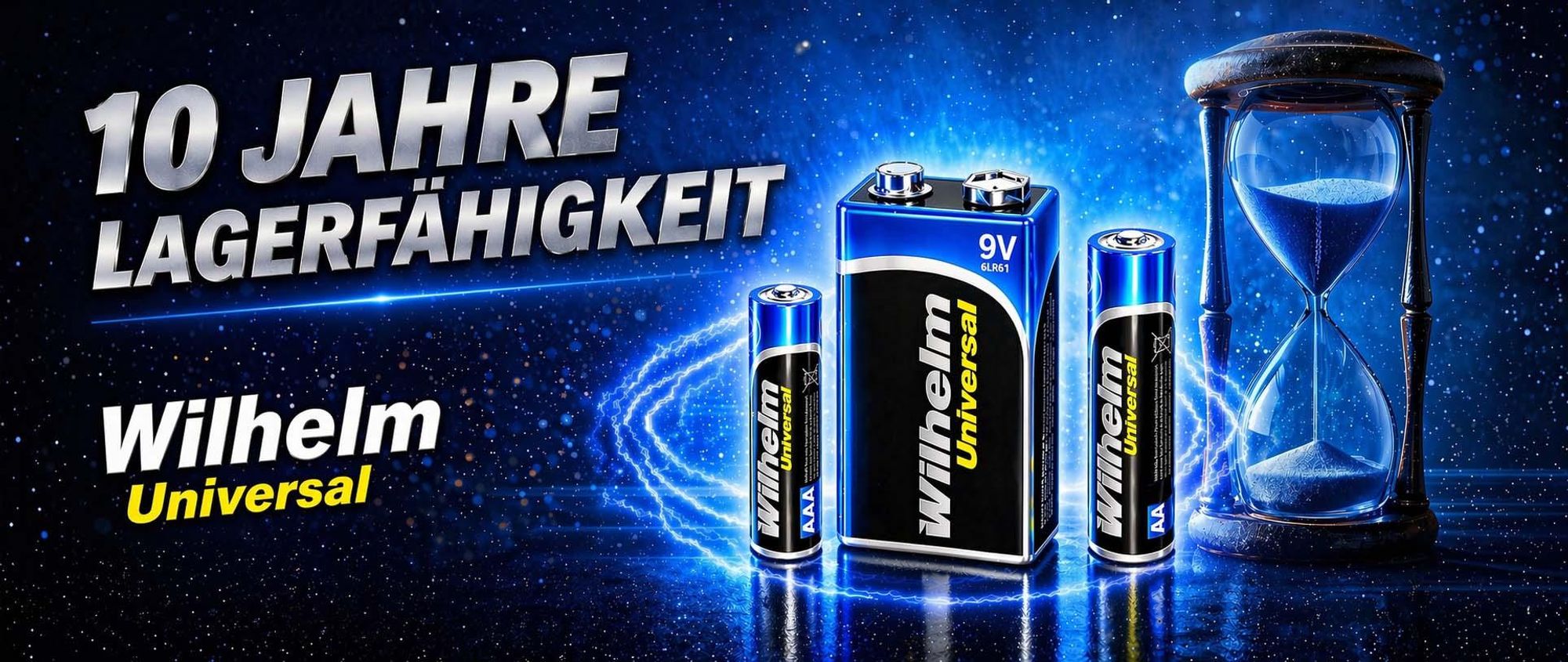 80 AAA Mikro Wilhelm Universal Alkaline Batterien im Shrink LR03