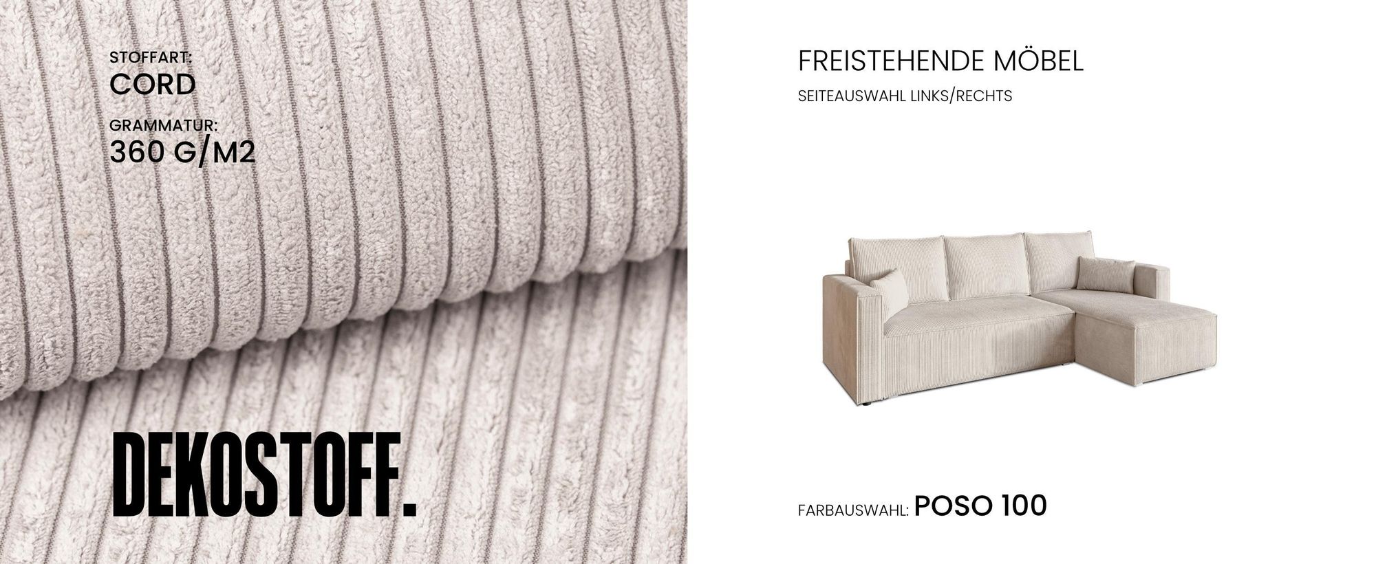 BroMARKT Ecksofa TOP Schlaffunktion Bettkasten L-Form Hellbeige