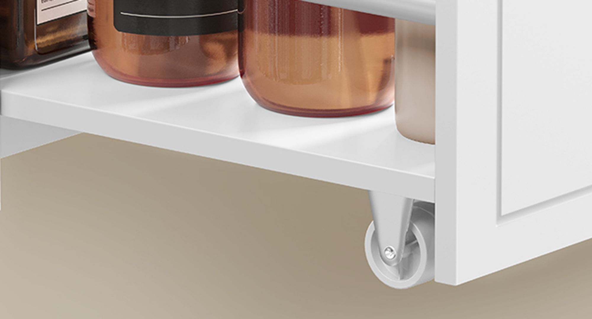 VASAGLE Badezimmerschrank klein, Toilettenschrank mit Schubladen