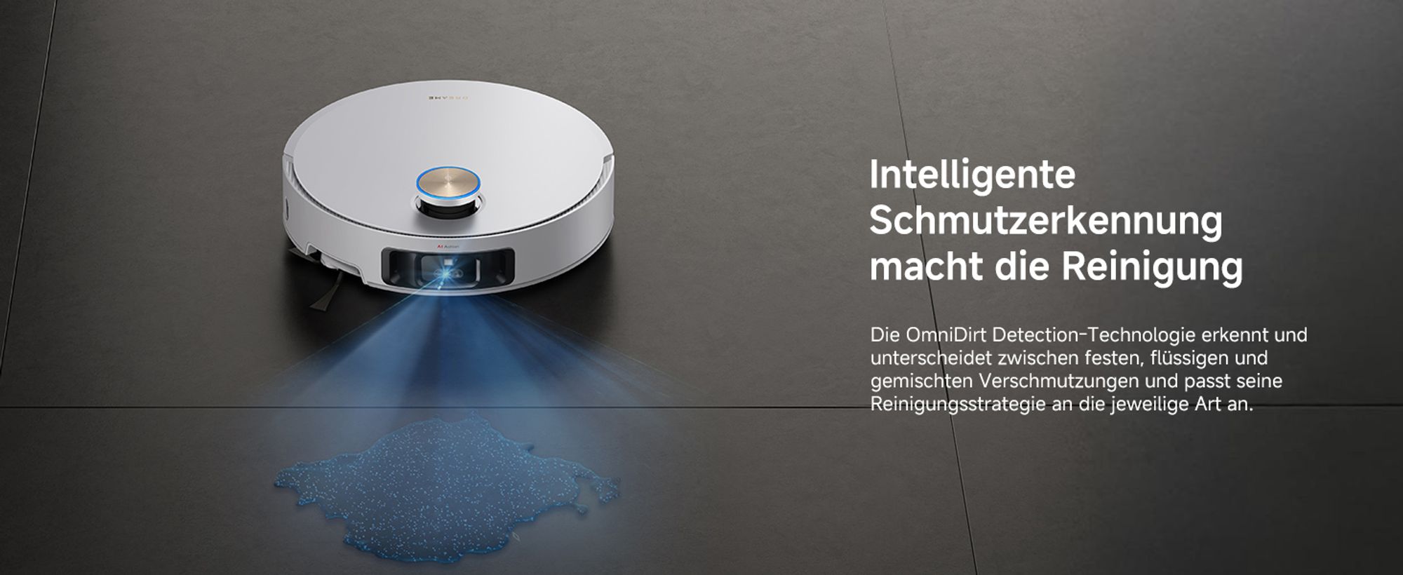 Dreame X50 Ultra Complete Staubsauger Roboter mit Wischfunktion,20KPa Saugkraft,6cm Hindernisfreiheit,Hebarem Wischmopp,360°-Navigation,KI-Vermeidung