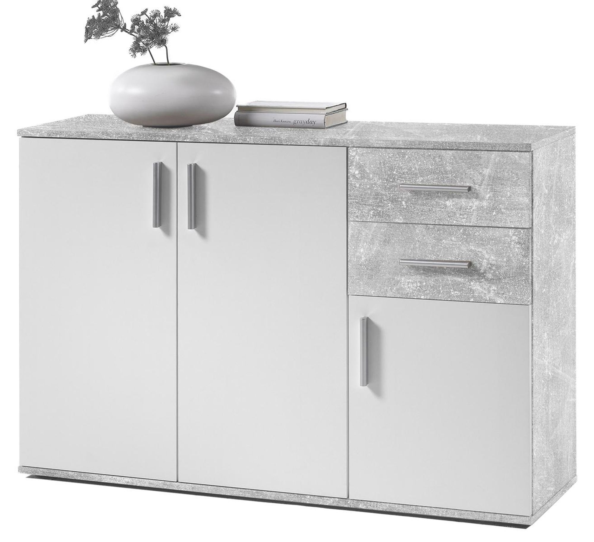Freida II Kommode – Moderne Sideboard-Kommode mit Stauraum und Ablagefläche