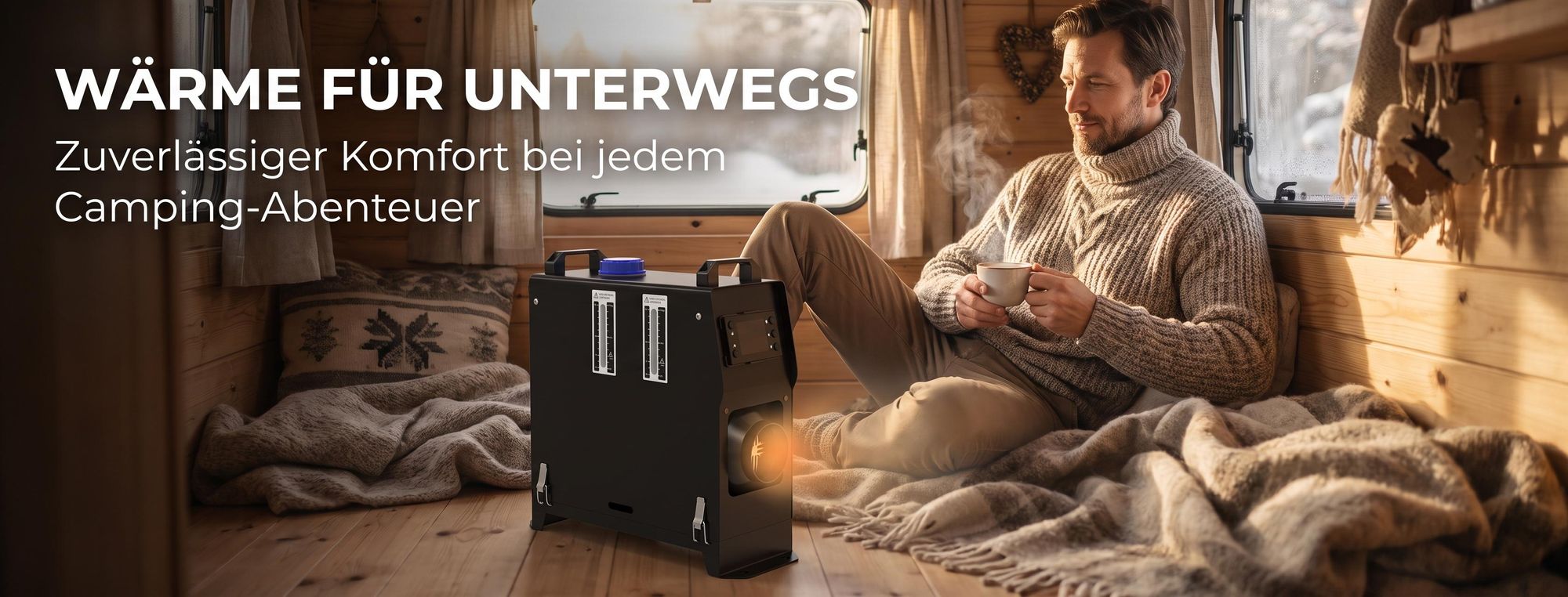 LARS360 Diesel-Lüfterheizer 8KW 12V, Dieselheizung mit LCD, Fernbedienung & 5L Tank – Heizgerät für Camping, Werkstatt, Lager & Innenraum,Typ C