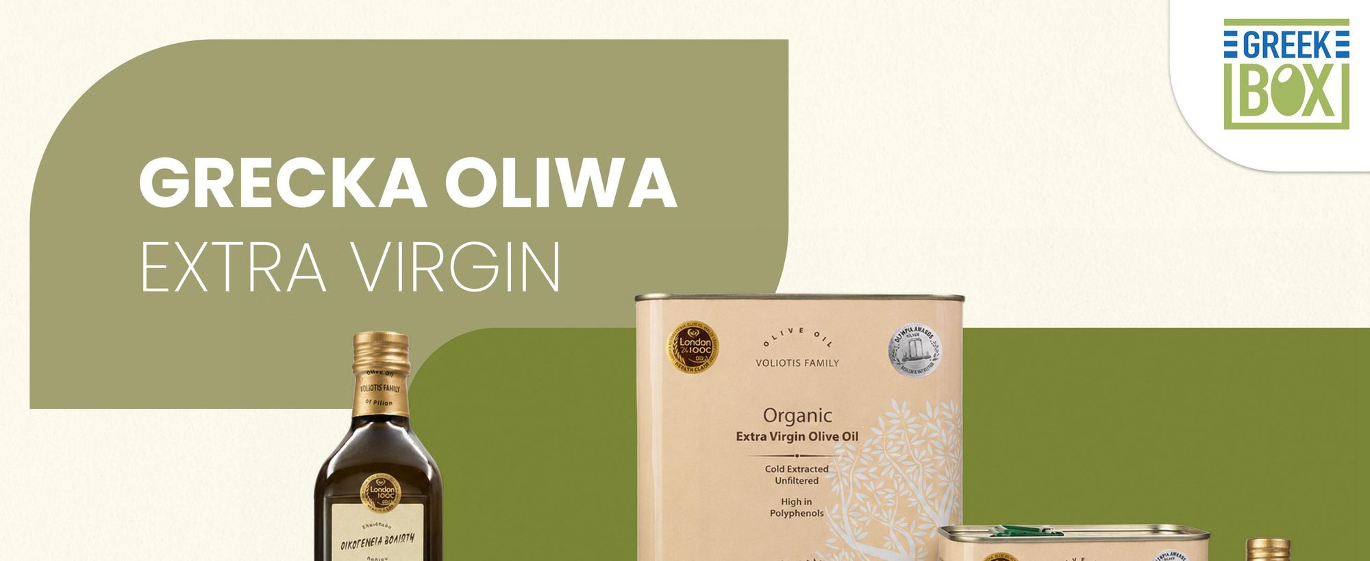 Oliwa z oliwek, voliotis, extra virgin, evo, greekbox
