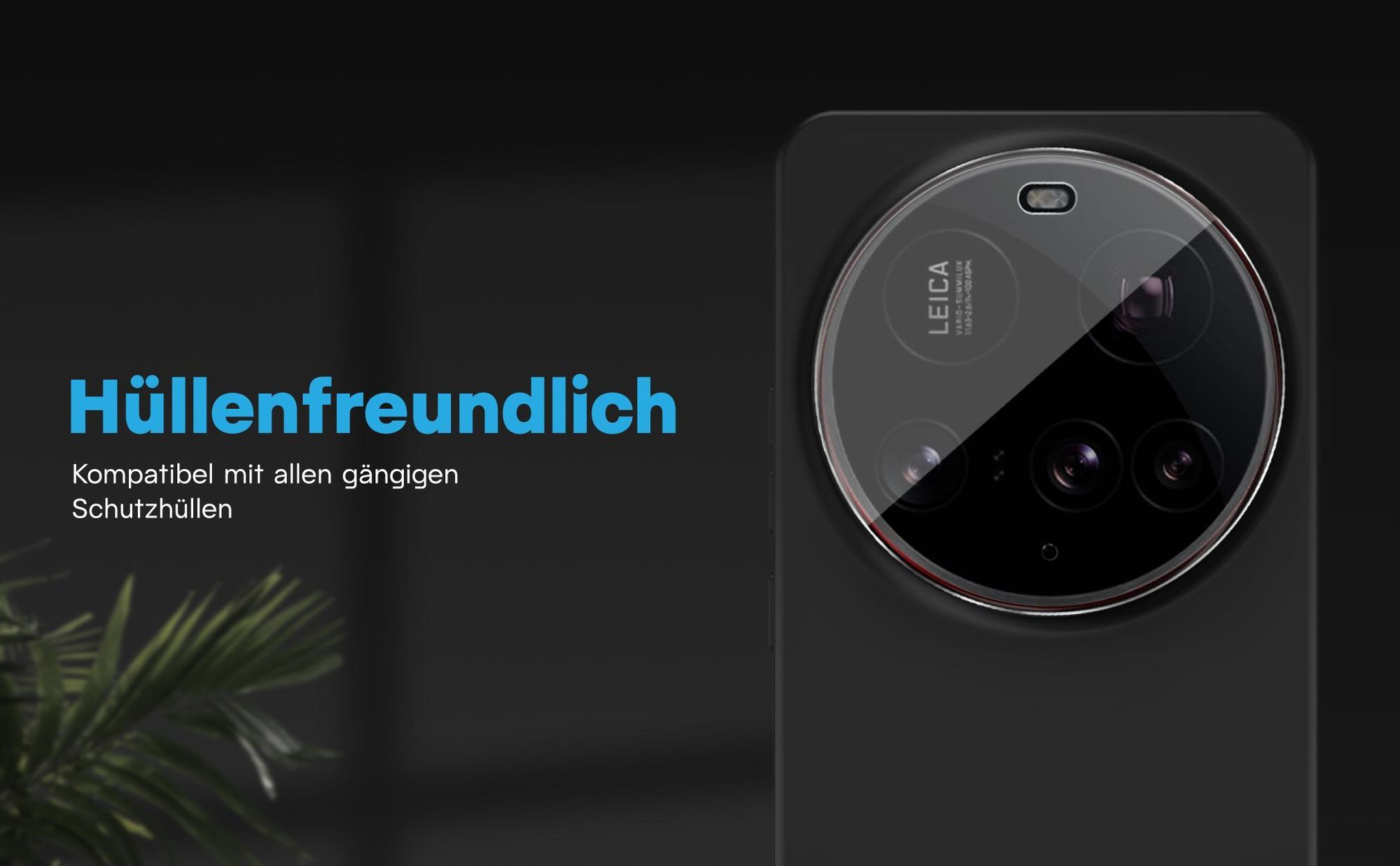 Kamera Schutzglas für Xiaomi 15 Ultra kompatibel mit allen gängigen Hüllen