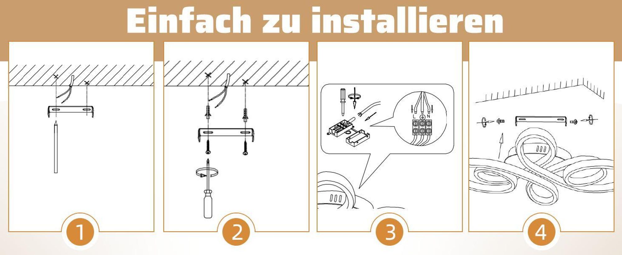 ZMH LED stropní svítidlo 40 cm do obývacího pokoje, 30 W, kuchyňské svítidlo, bílé, moderní svítidlo do obývacího pokoje, teplá bílá, stropní osvětlení do ložnice, předsíně a kuchyně