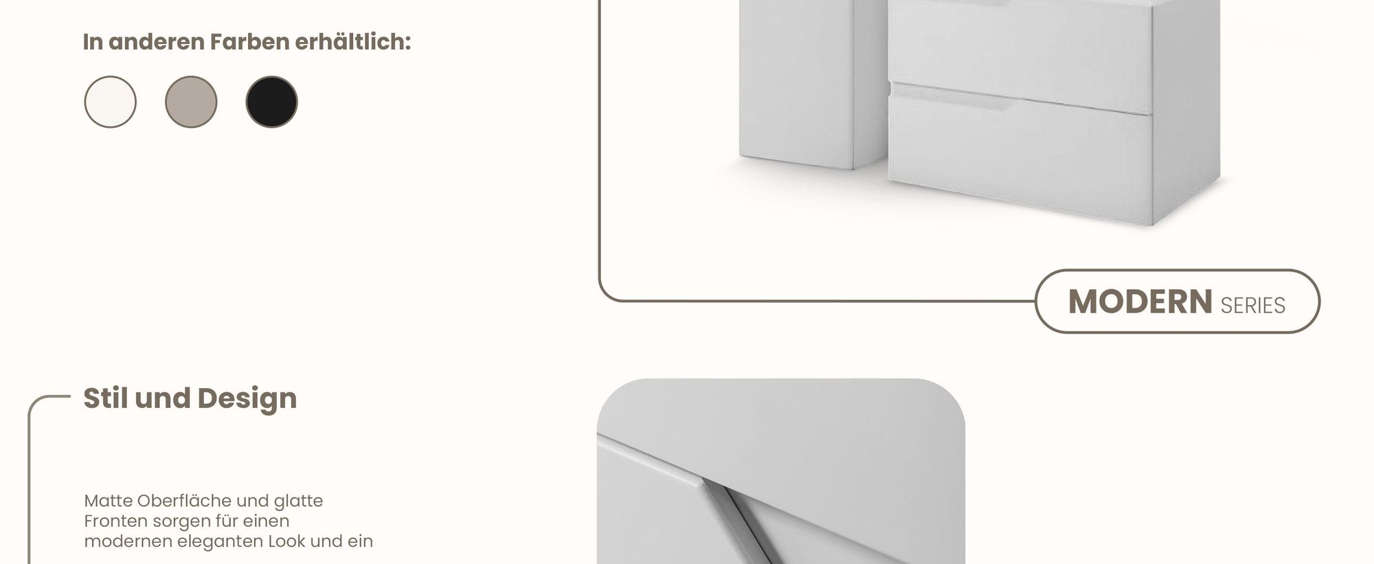RODAN, Badmöbel, Badschrank, Badezimmermöbel, Badezimmer, MODERN, Waschbeckenunterschrank