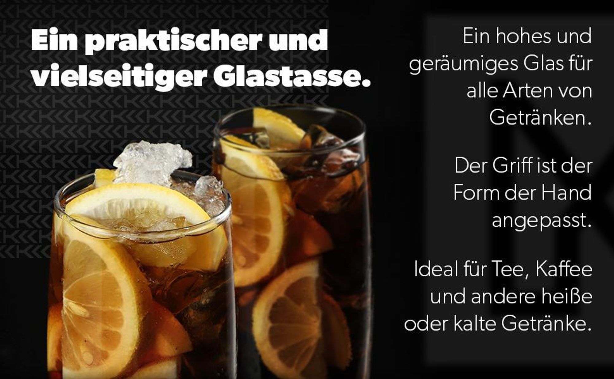KADAX Wassergläser, Set de 6, Trinkgläser, Saftgläser aus Glas, robuste Gläser für Wasser, Saft, Garten, Party, Drink, Bier, Universalgläser, Cocktailgläser, Getränkegläser (Nadia, 365ml)