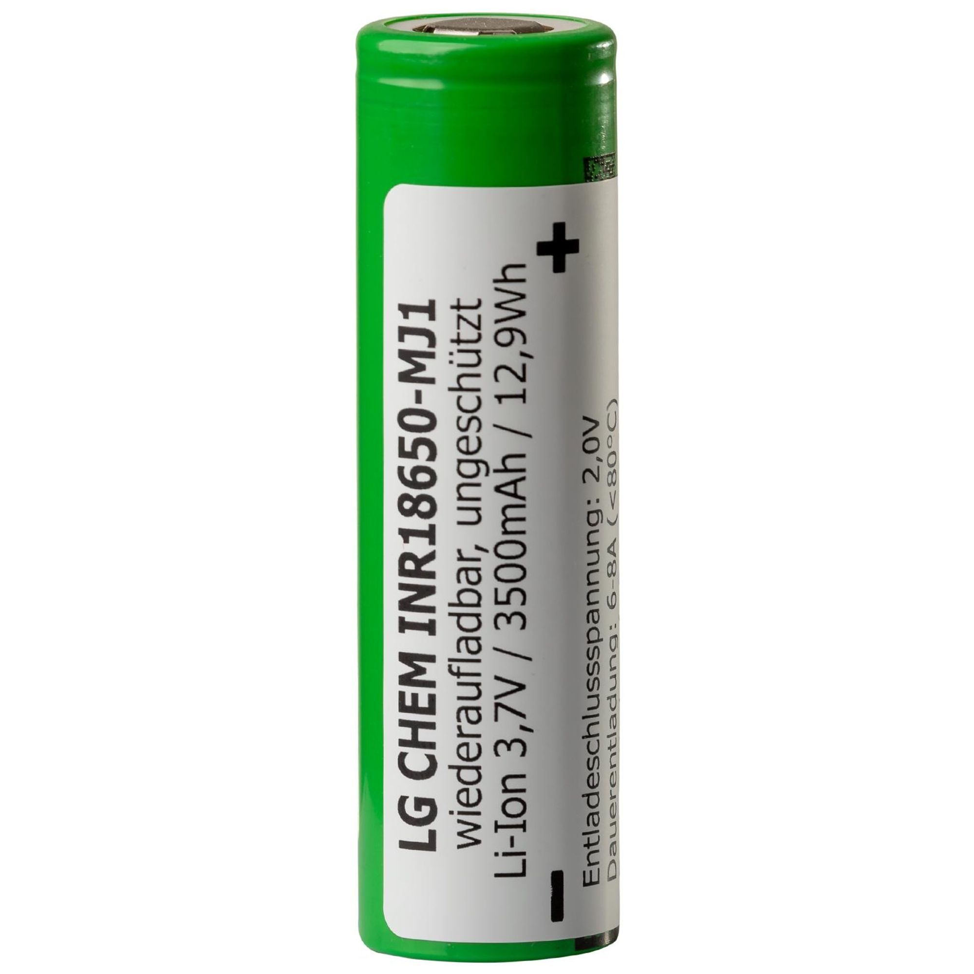 LG 18650 3,6V 3100mAh Akku INR18650MH1 10A