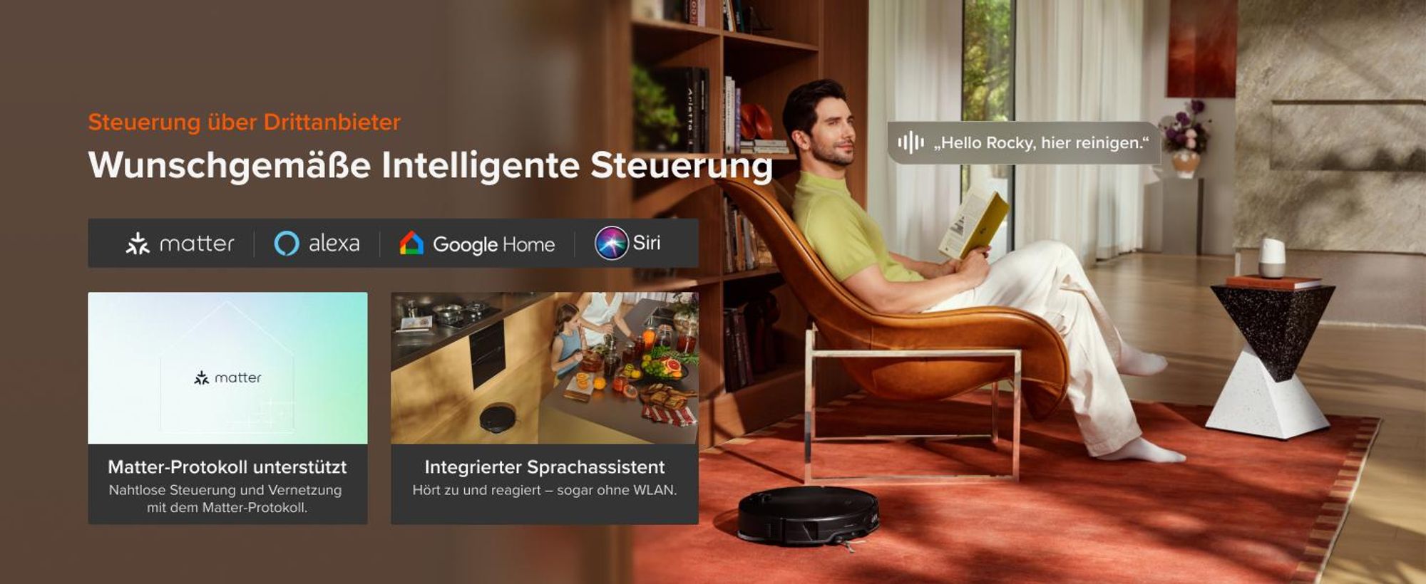 Roborock Saros 20 Neo Set Saugroboter mit Wischfunktion, 36.000 Pa Saugkraft Dual Zero-Tangle-System, FlexiArm Technologie 100°C Heißwasser-Moppwäsche