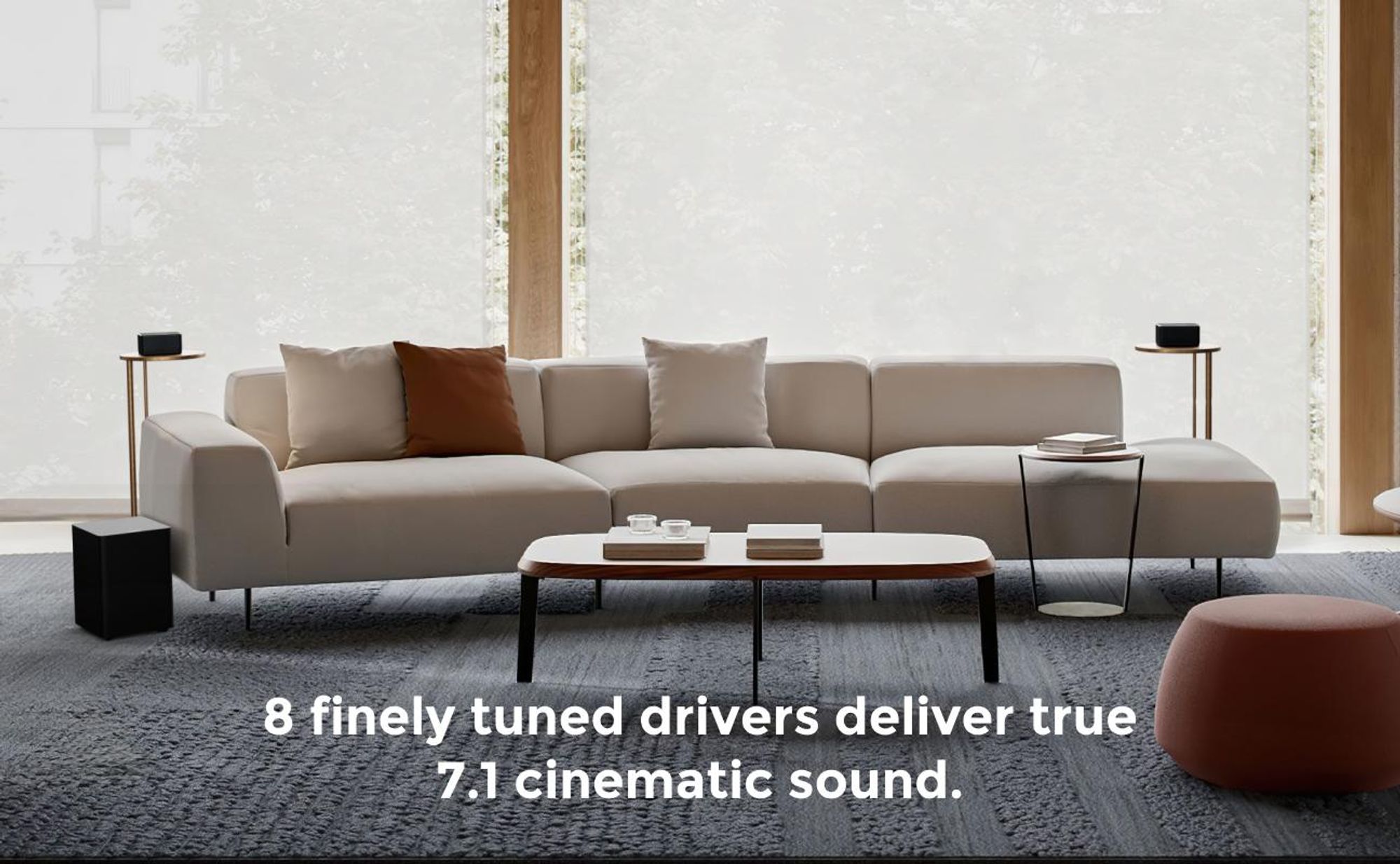 ULTIMEA 7.1 Dolby Atmos Soundbar für TV, Heimkino Sound Surround System, Poseidon D80 Boom