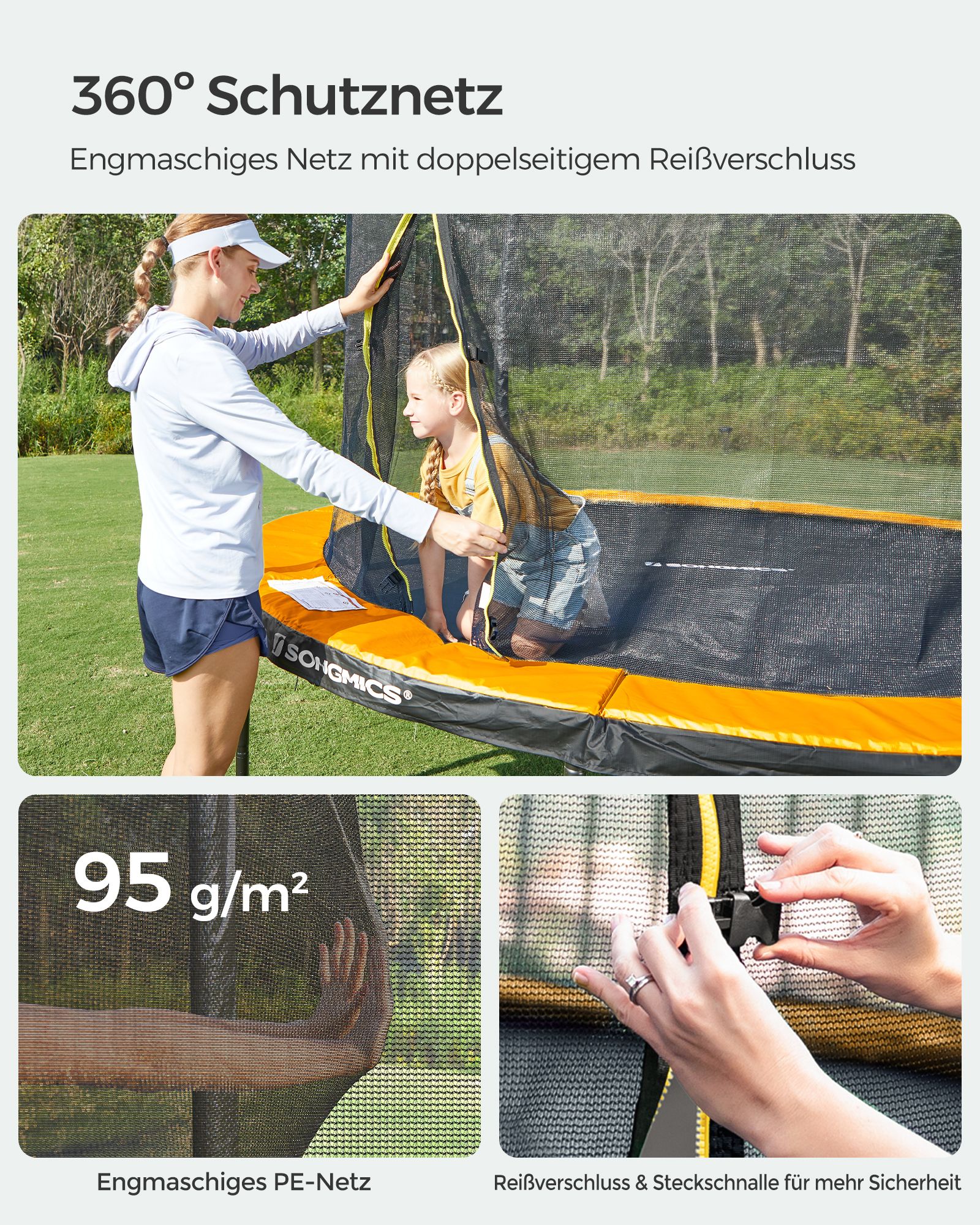 Gesicherter Reißverschluss