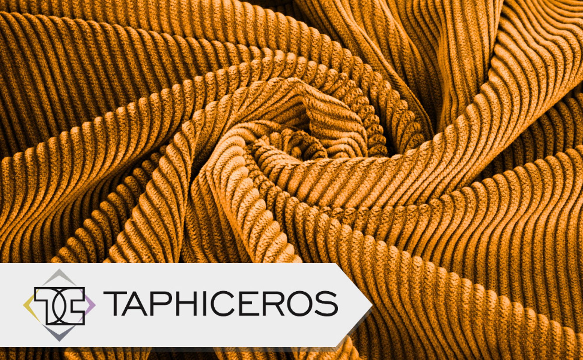 TAPHICEROS Cord Stoff, Hell Grau, 100cm x 142cm, Meterware, Polsterstoff Material, Möbelstoff, Dicker Rippenstoff