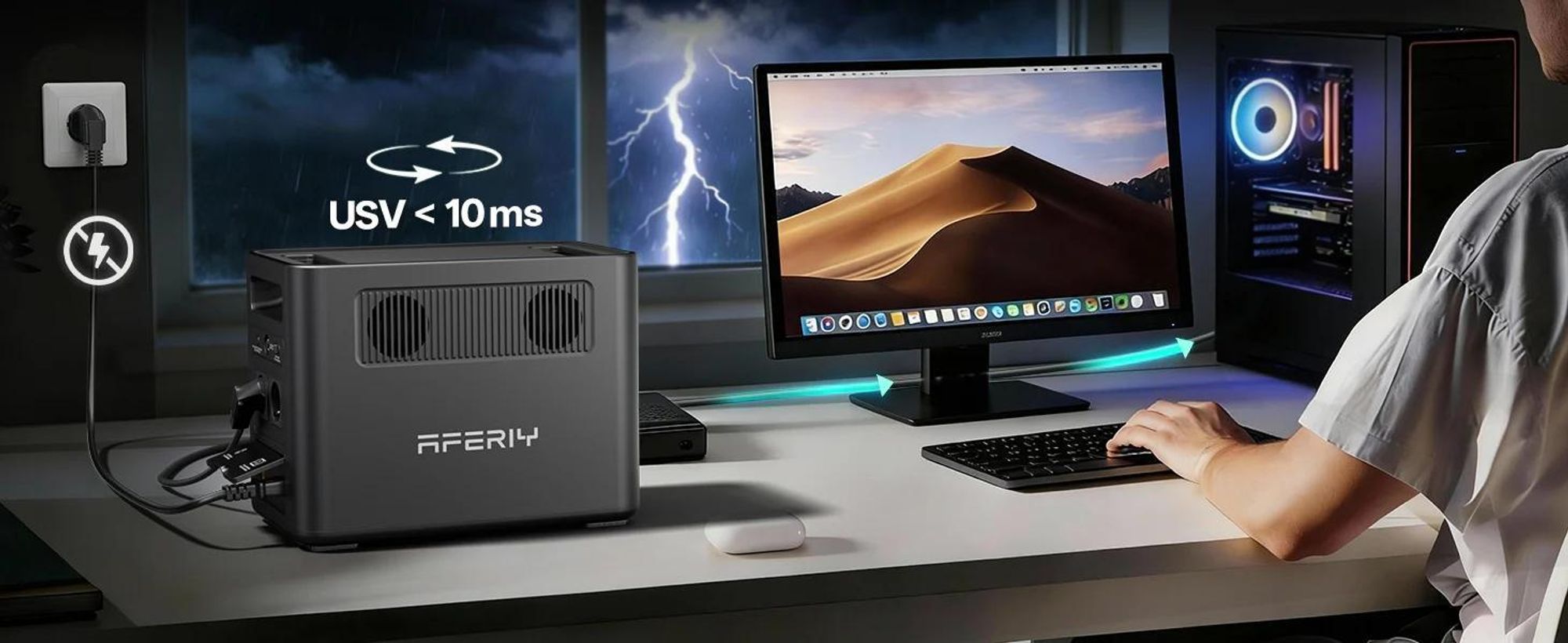 AFERIY P180 Tragbare Powerstation Nomad1800 | 1800W 1024Wh