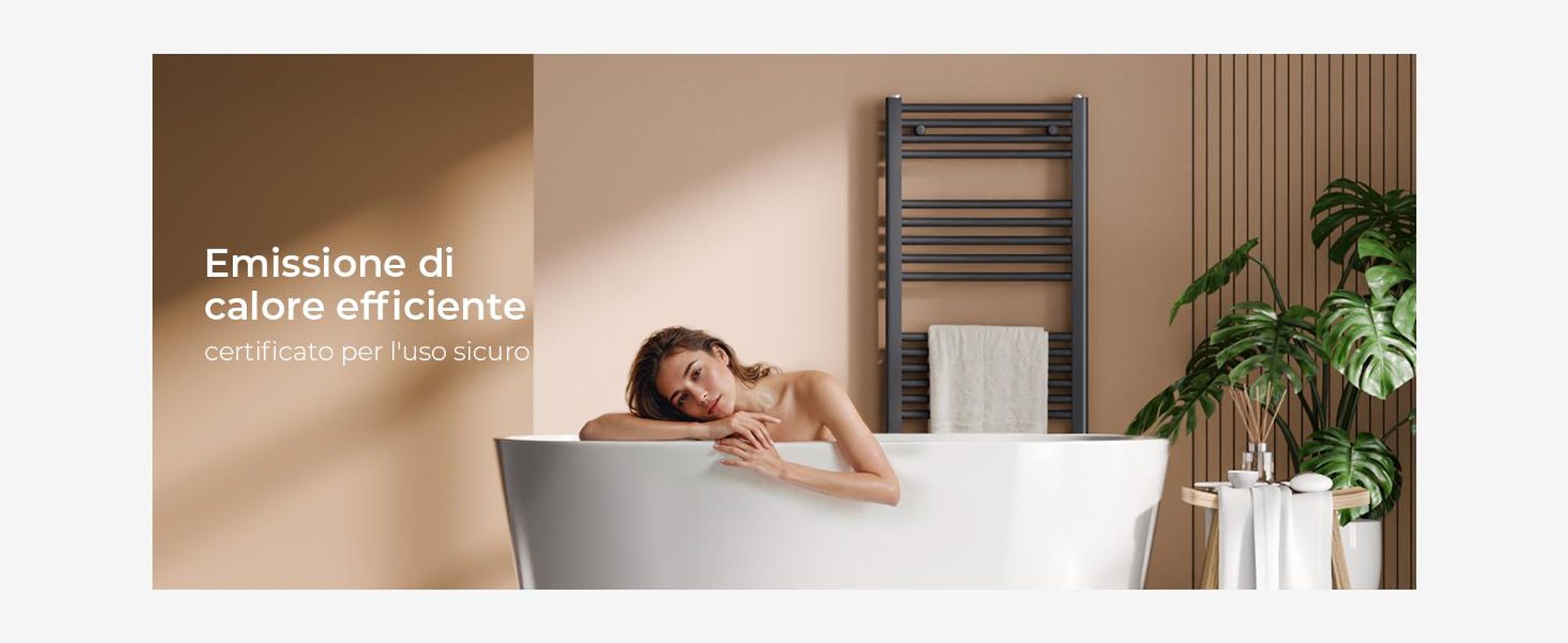 S'AFIELINA 160 x 50cm Radiatore da bagno Asciuga asciugamani Radiatore per asciugamani Attacco centrale Scaldasalviette Dritto antracite con valvola,654W