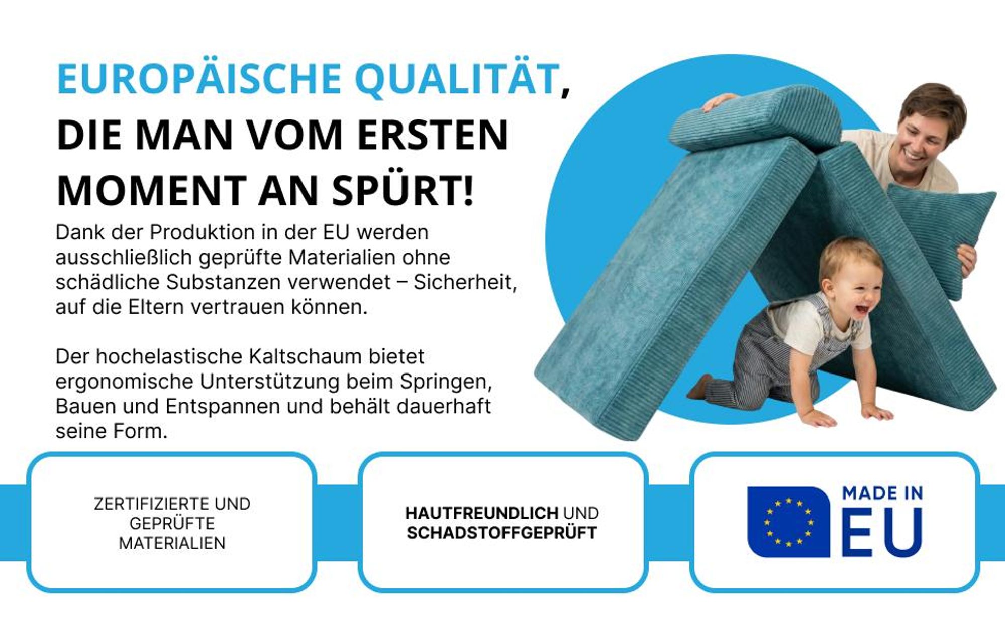 spielsofa kindersofa kindersessel kindercouch schaumstoffbausteine cordstoff