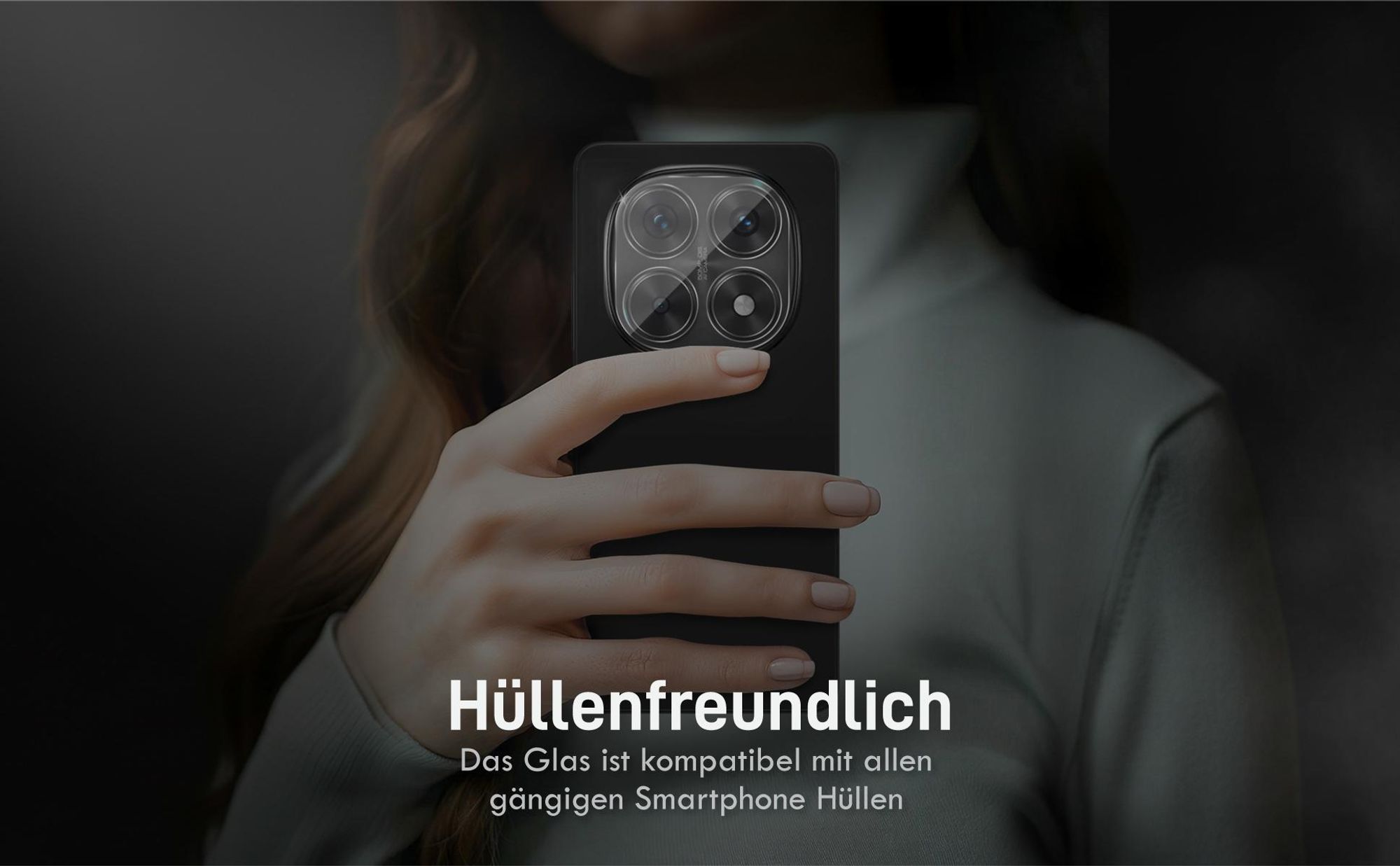 4x 9H Schutzglas (2x Kamera + 2x Display) Xiaomi Redmi Note 15 in passgenauem Design