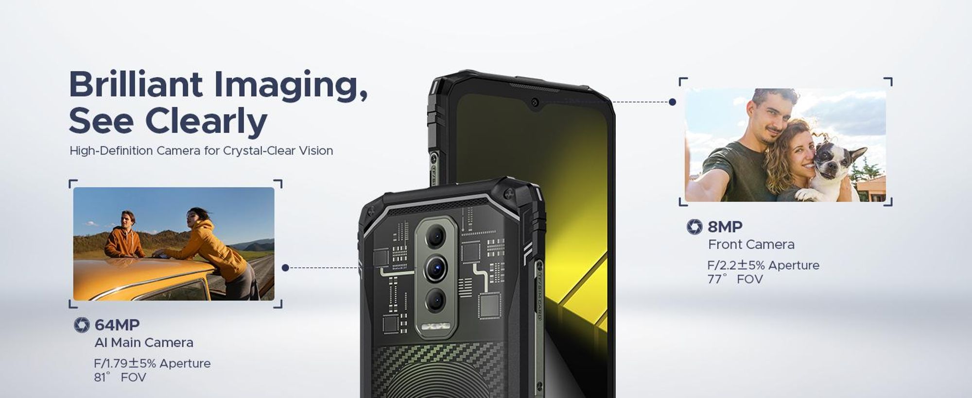 Doogee Blade 10 Ultra Energy, 16,7 cm (6,56 palců), 6 GB RAM, 128 GB úložiště, 64 MP fotoaparát, operační systém Android 16.0, černá barva