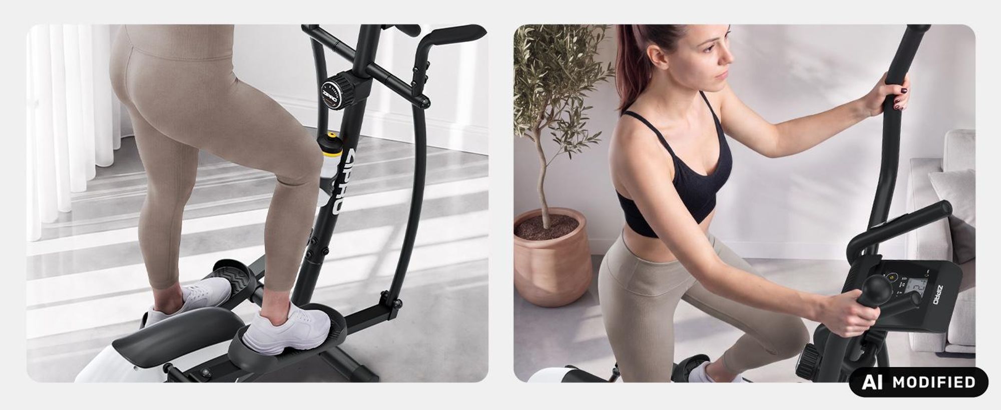 Zipro ZIPRO Shox RS Magnetic cross trainer Nero, Argento