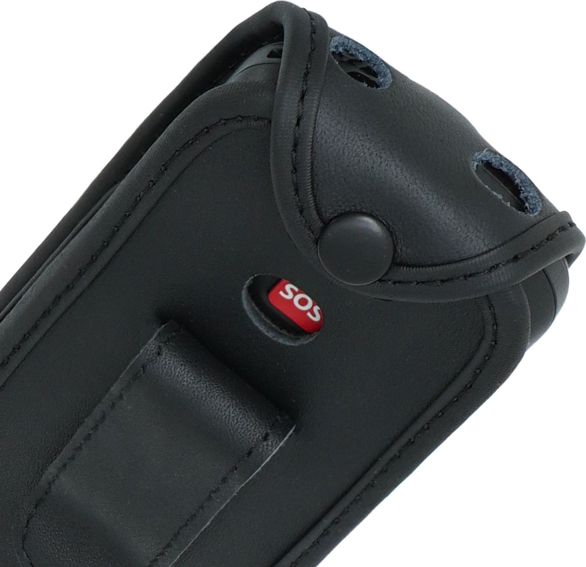 caseroxx Ledertasche mit Gürtelclip kompatibel mit Uleway G180 Seniorenhandy aus Echtleder, Tasche mit Gürtelclip und Sichtfenster Bild 4