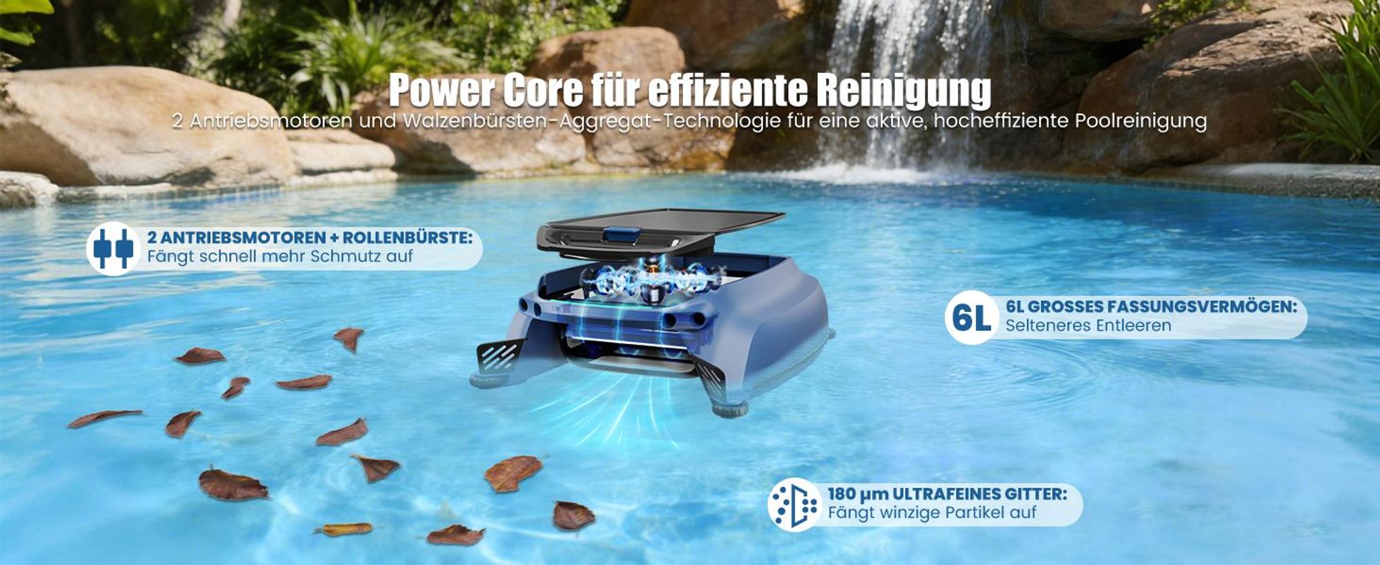 AIRROBO SP200 Poolroboter Roboter-Poolreiniger für die Wasseroberfläche