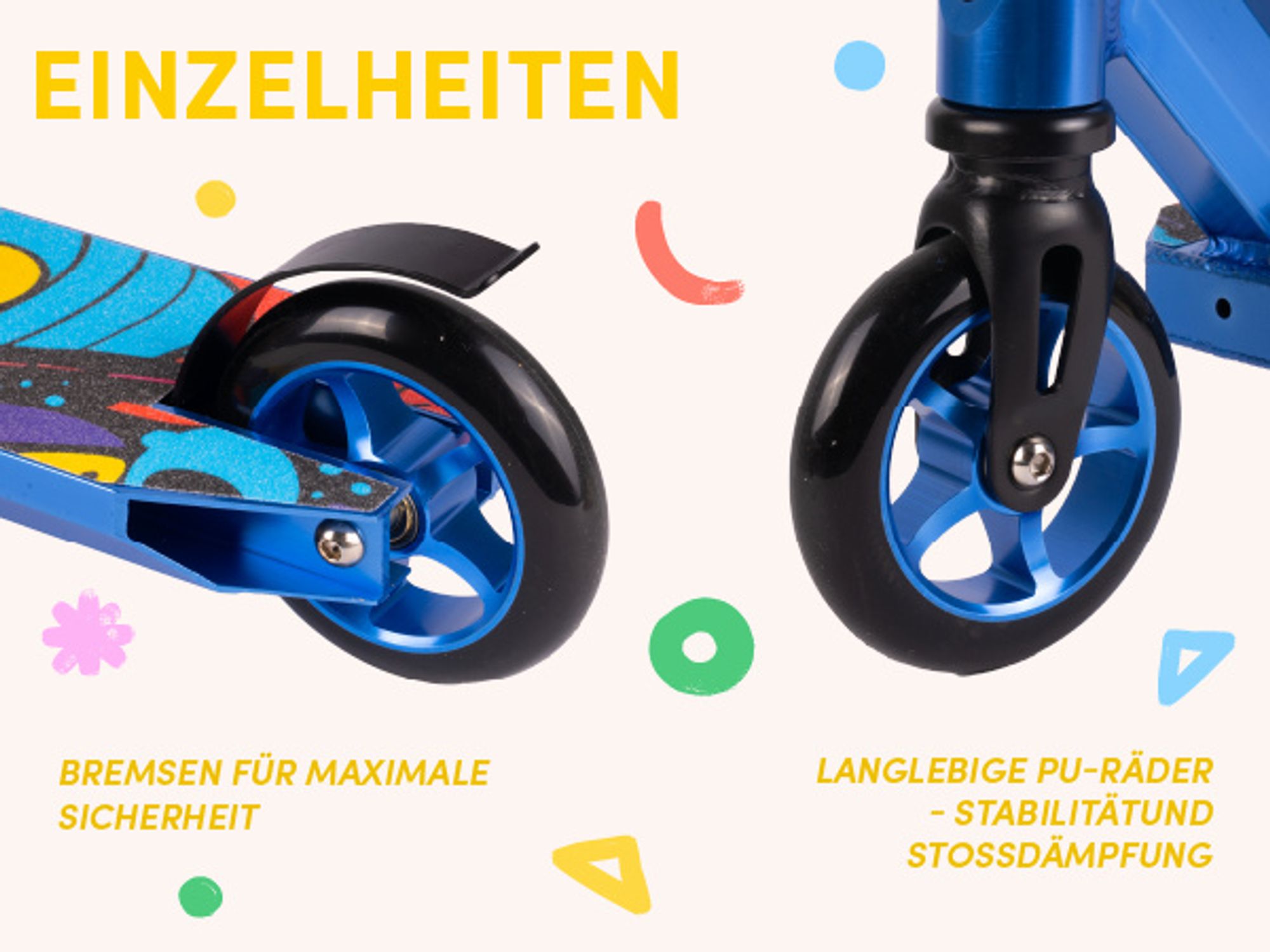 Performace Tretroller Trick Roller für Kinder