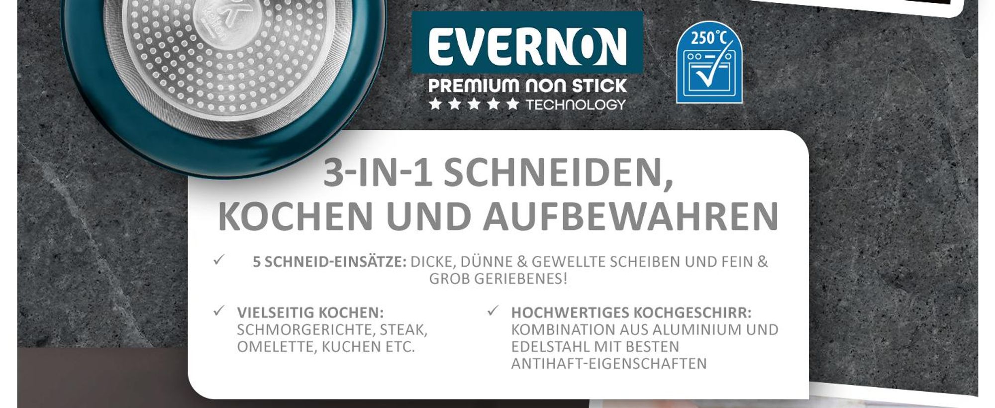 Genius Kelton Pfannenset 31 tlg, Kochgeschirr mit Deckel und abnehmbaren Griffen, inklusive Clia Genie Schaum Schwämmen, antihaftbeschichtete Pfannen