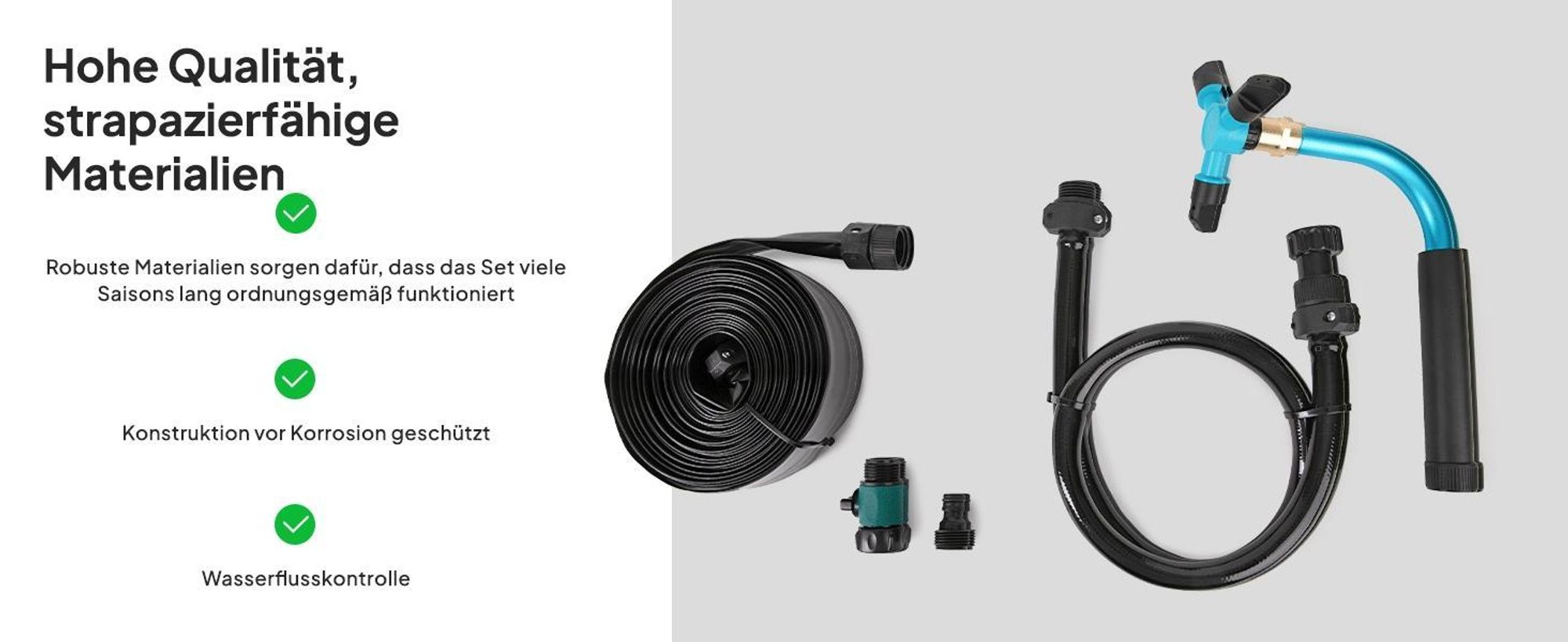 ZIPRO Trampolin Sprinkler 2in1 Set 12m - Wasserspielzeug Kinder Outdoor Wassersprenger Garten Gartenspielzeug Wasserspiel Sommerspiel Zubehör