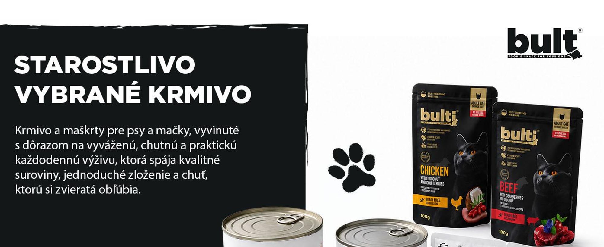 BULT – Krmivo pre psov s jahňacím mäsom – Mokré krmivo v konzervách 800 g – Mokré krmivo pre psov – Kompletné krmivo pre psov – Krmivo pre psov s jahňacím mäsom