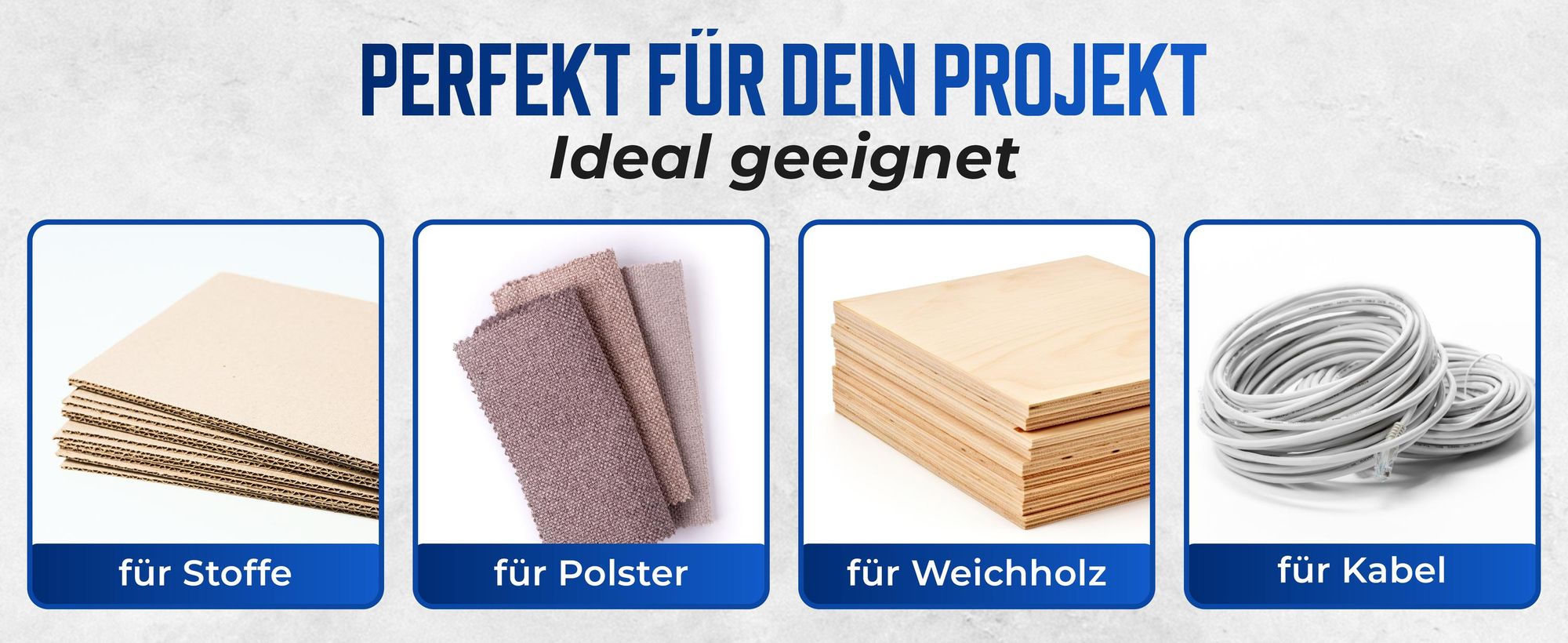 MONZANA® Tacker für Holz Handtacker 3in1 Tackerpistole mit Klammern