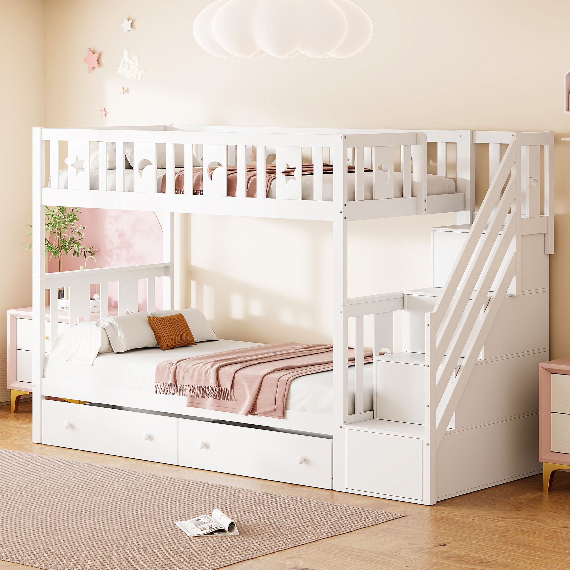 Etagenbett mit Treppe