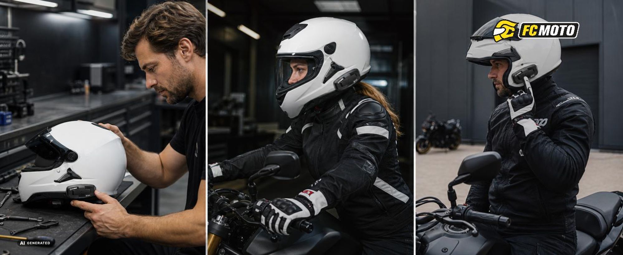 Cardo FC4X (UCS) FC-Moto Edition - Kit de communication Bluetooth (kit simple)