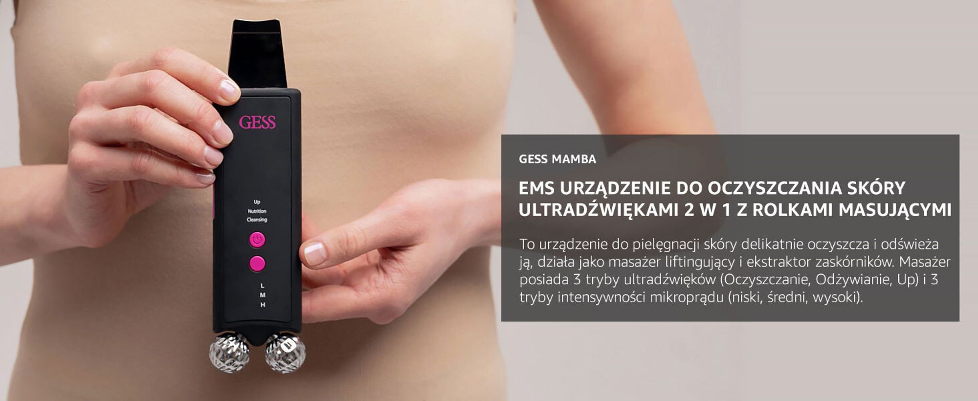 GESS Pore Cleaner Elektryczny Usuwacz Zaskórników EMS Masaż Odkurzacz Oczyszczacz Porów Oczyszczacz Twarzy Urządzenie Do Peelingu Ultradźwiękowego