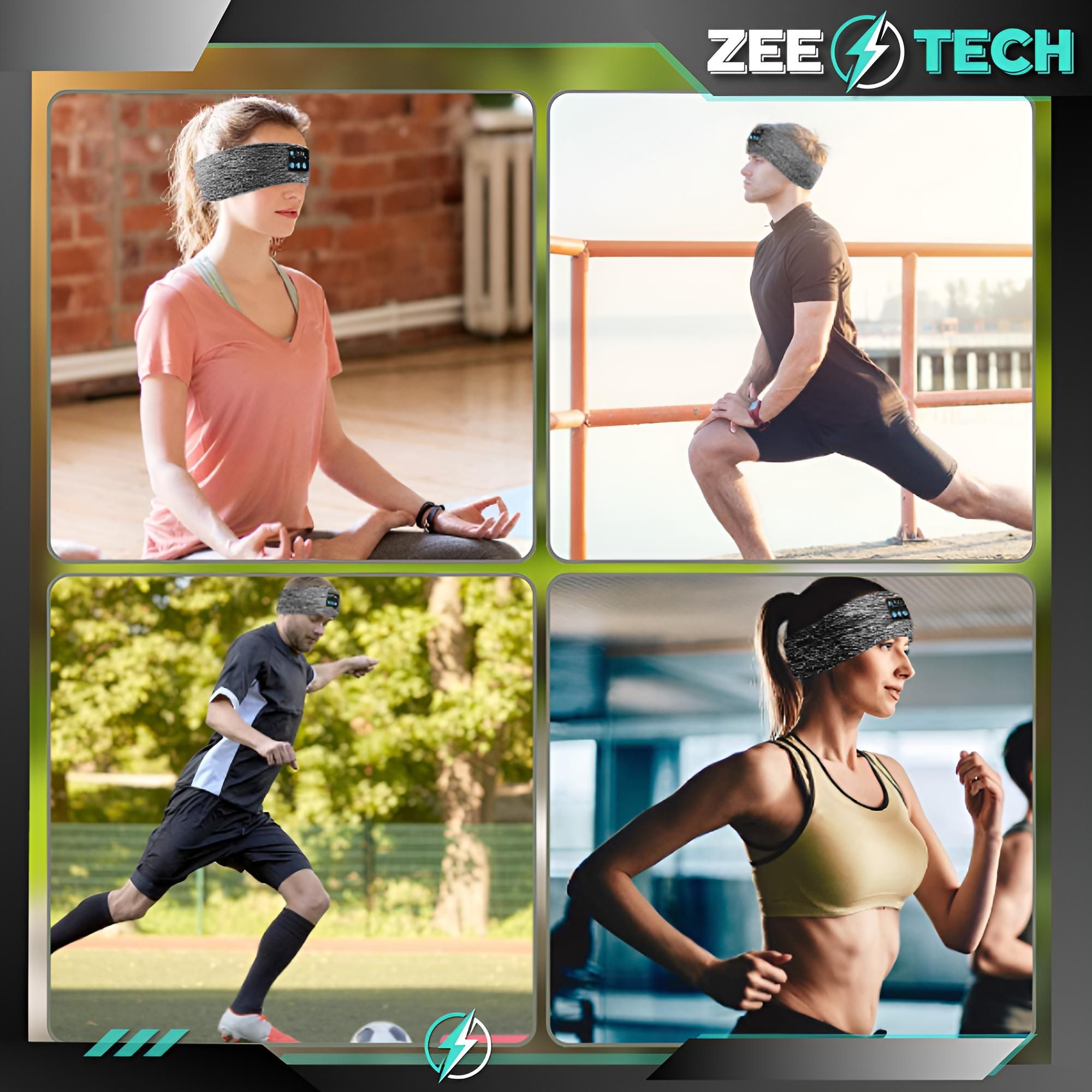 Bluetooth-Stirnband zum Laufen und Schlafen – für Ohren und Augen, sportlich, für Gespräche