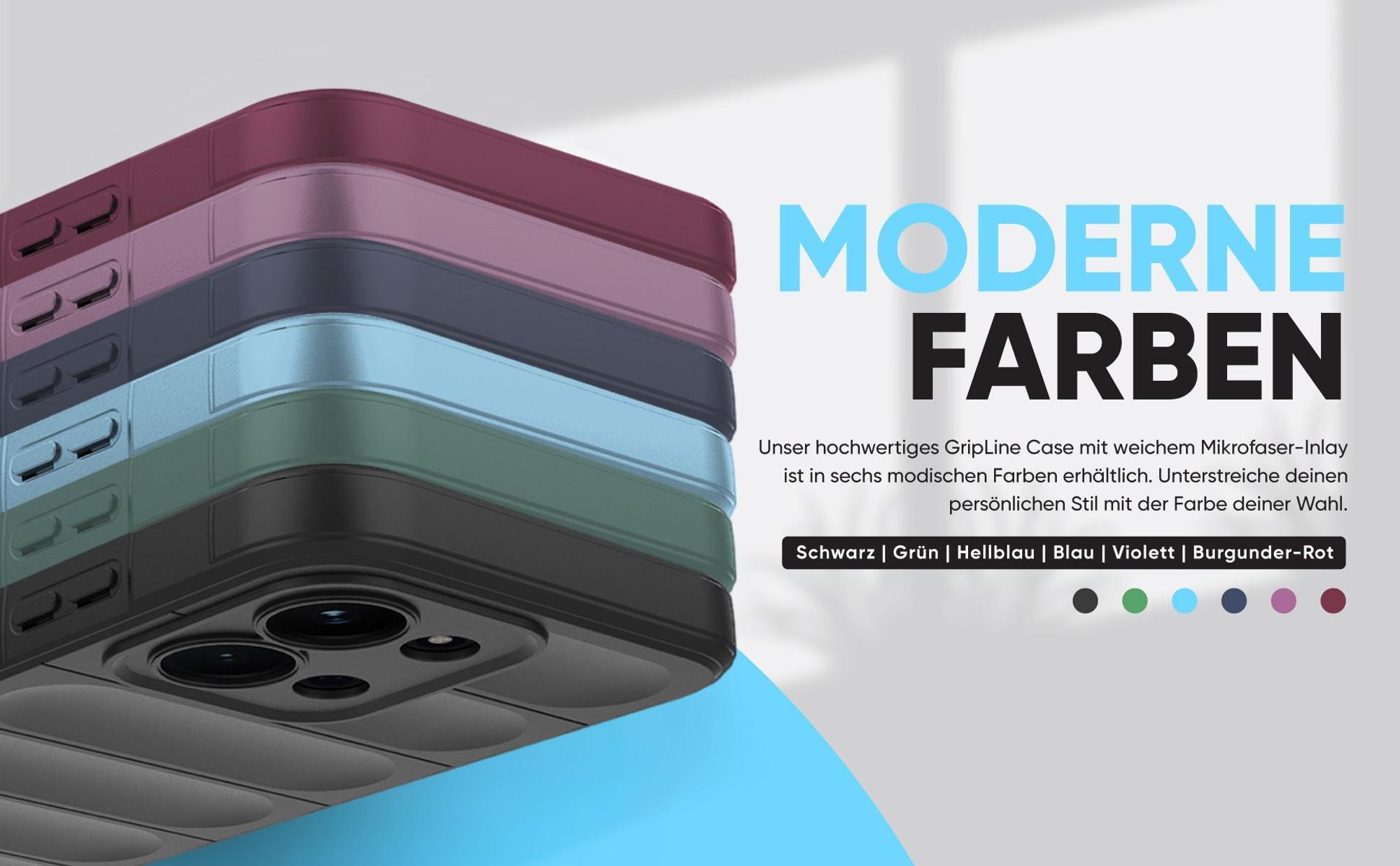 Handyhülle für das Xiaomi Redmi 15C - verschiedene Farben und modernes Design