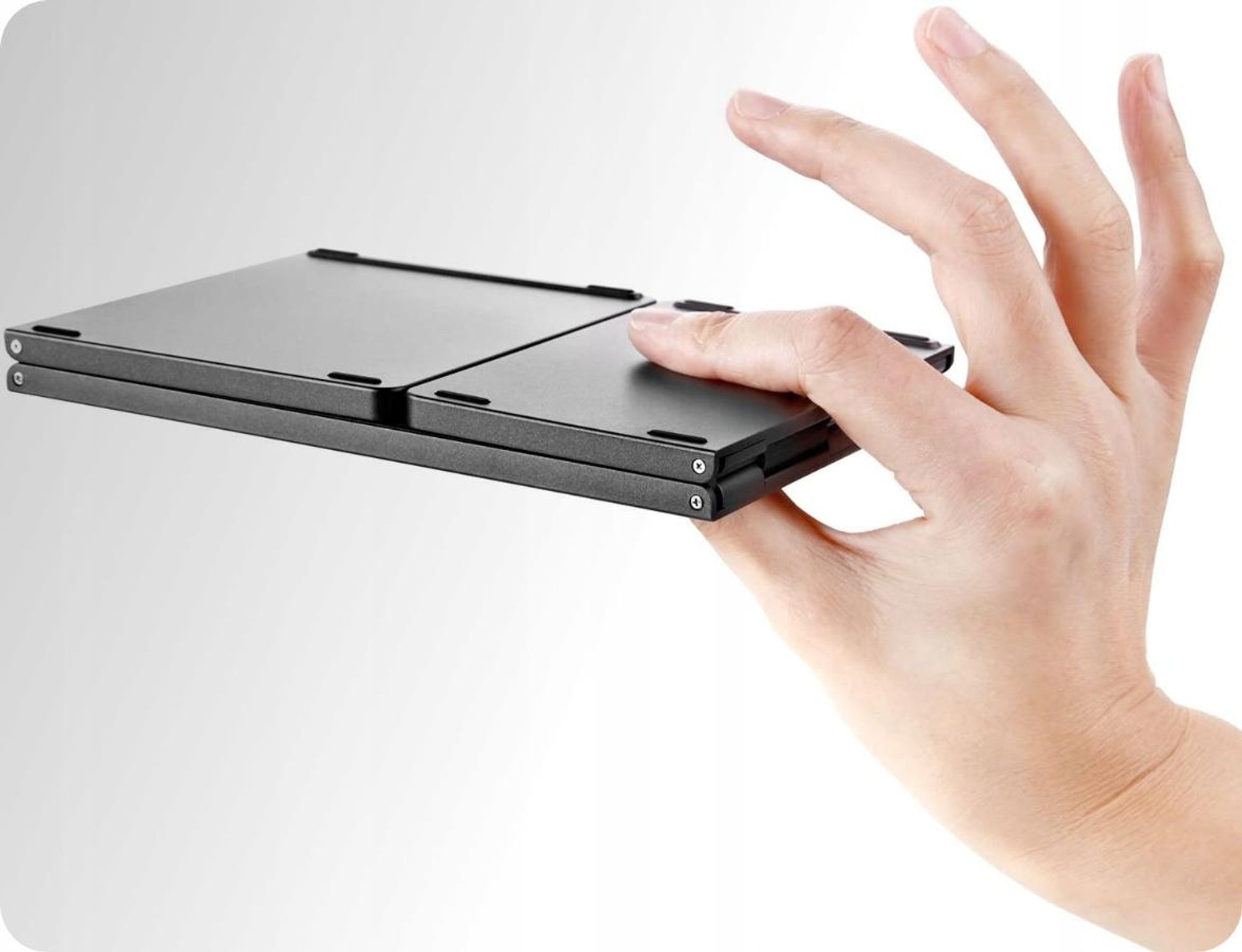 Składana Bezprzewodowa Klawiatura Smartfon Android iPhone BT 15m Touchpad
