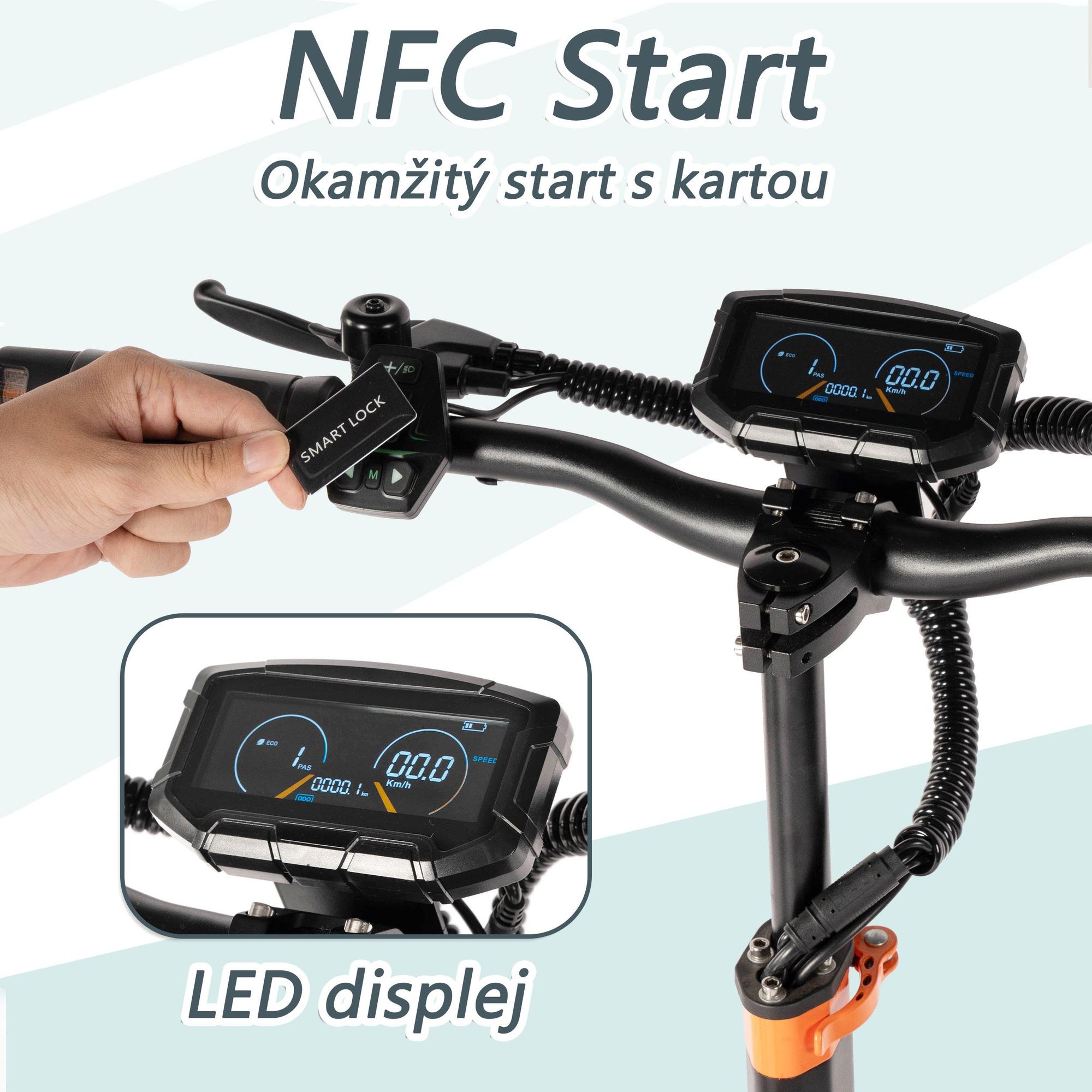 Elektrická Koloběžka MAXTURN X1 - 48V15.6Ah 10'' Tubeless Scooter Elektrokoloběžka Hliníkový Rám - Černá
