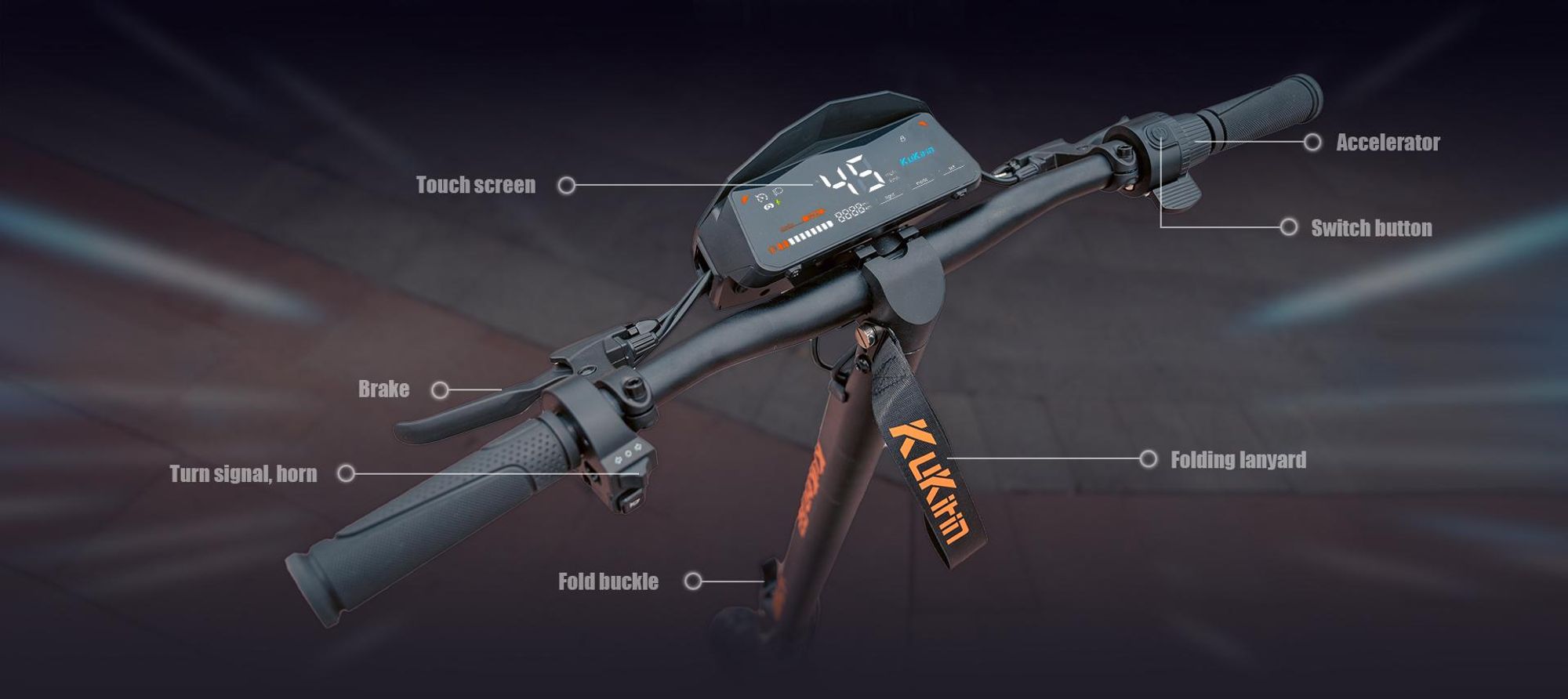 G2 - 2026 Version - Trottinette électrique pliable - Pneus 10" - Batterie 48v 15Ah - Autonomie 55KM - Usage sur terrain privé uniquement