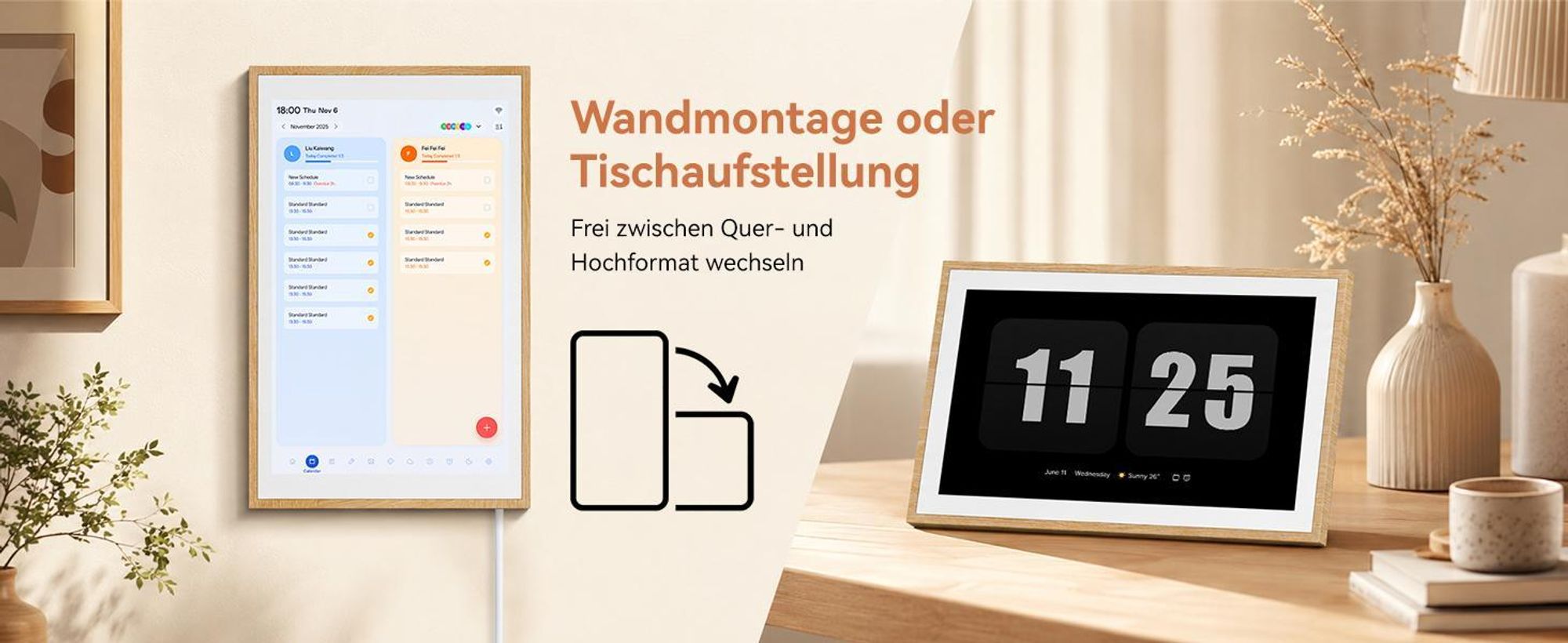 Blackview NEST 10, 10,1" Digitaler Kalender und Bilderrahmen mit Touch, WIFI, 1280x800, 16:10, Foto-Sharing, einzigartiges Geschenk für Paare