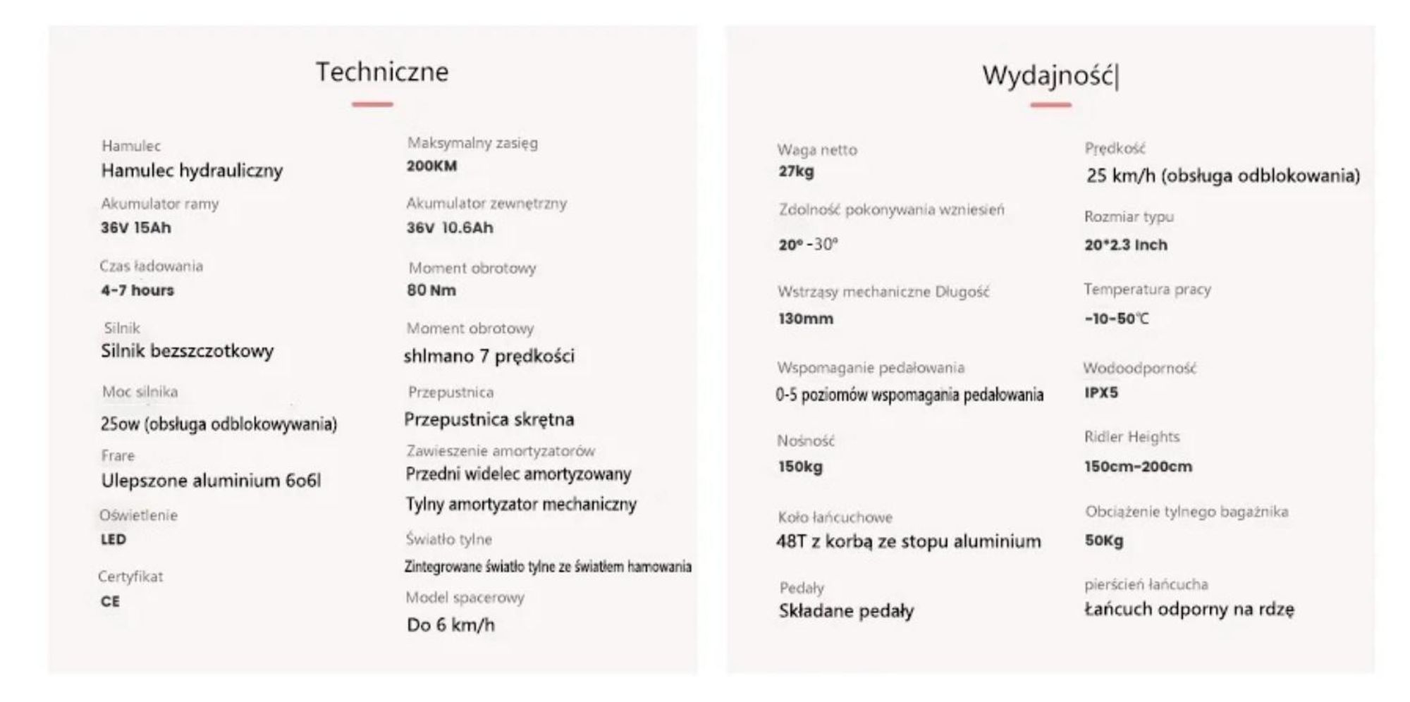 Rower Elektryczny PVY Z20 MAX IT - Silnik 250W Baterią 36V15AH+36V10.6AH 20 Calowe Koła Hydrauliczny Hamulec Tarczowy - Szary