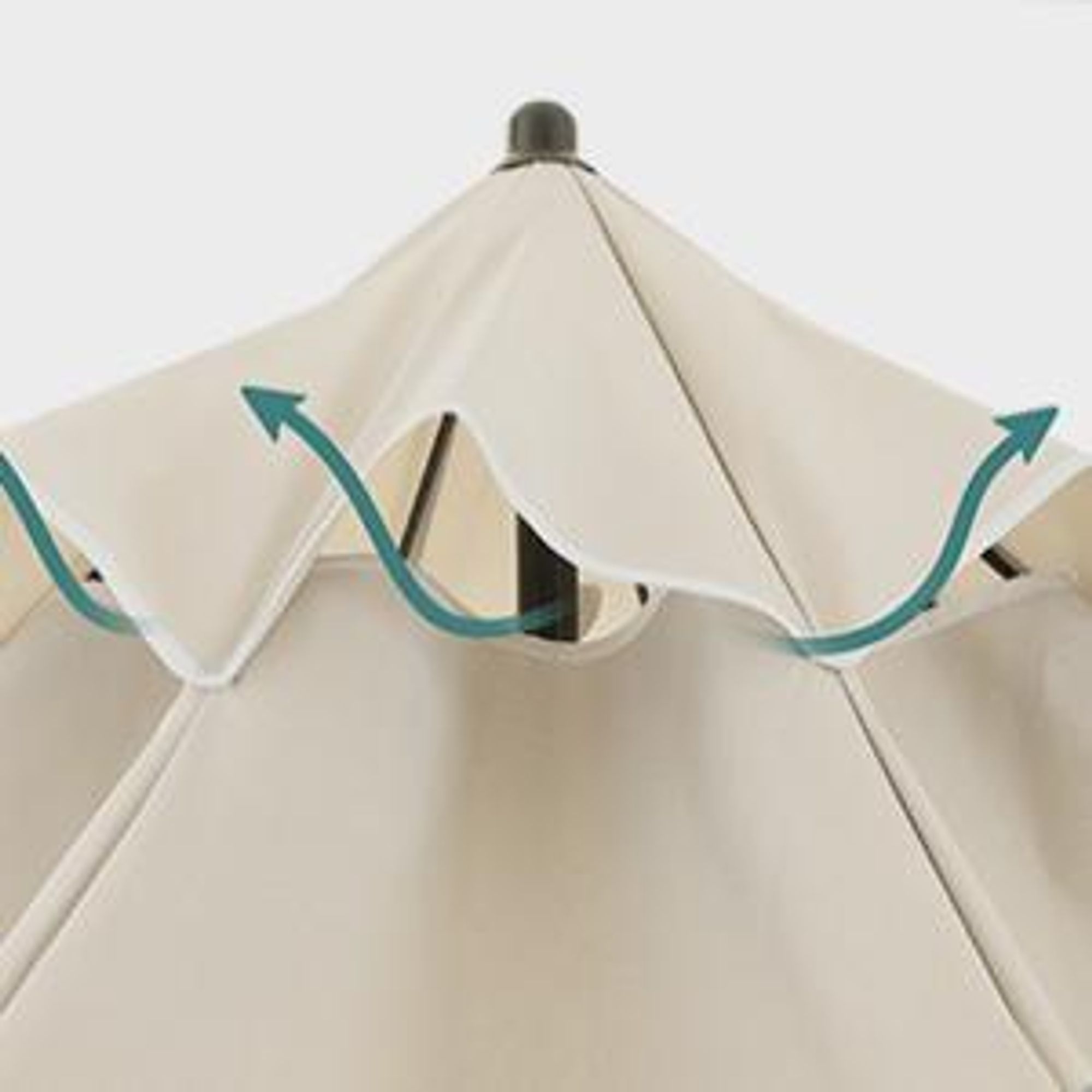 SONGMICS Sonnenschirm Ø 160 cm UPF 50+ mit Tragetasche