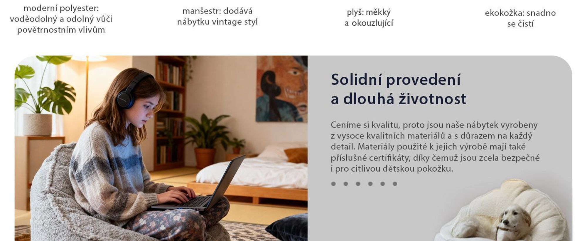 Ecopuf, sedací vak Ball, sedací vak, sedací vaky Gaming Sack, Černá E14, M