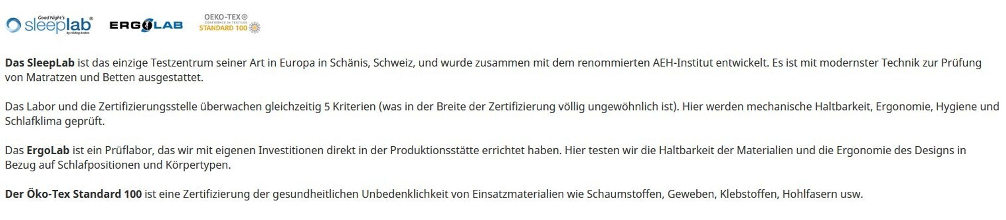 Matratze Aloe Memory 18
