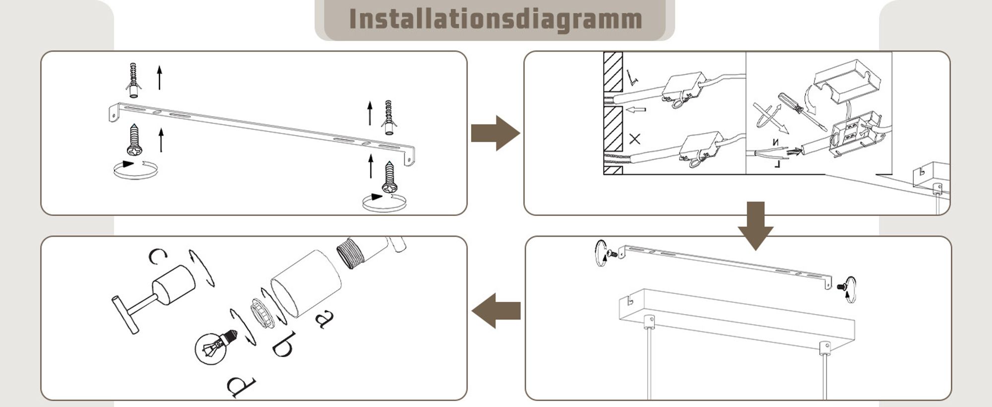 ZMH Hängelampe 4 flammig Pendelleuchte esstisch Vintage Esstischlampe hängend Schwarz industrial Hängeleuchte aus Glas E14 Fassung Esszimmerlampe retro Pendellampe für Esszimmer Wohnzimmer Küche
