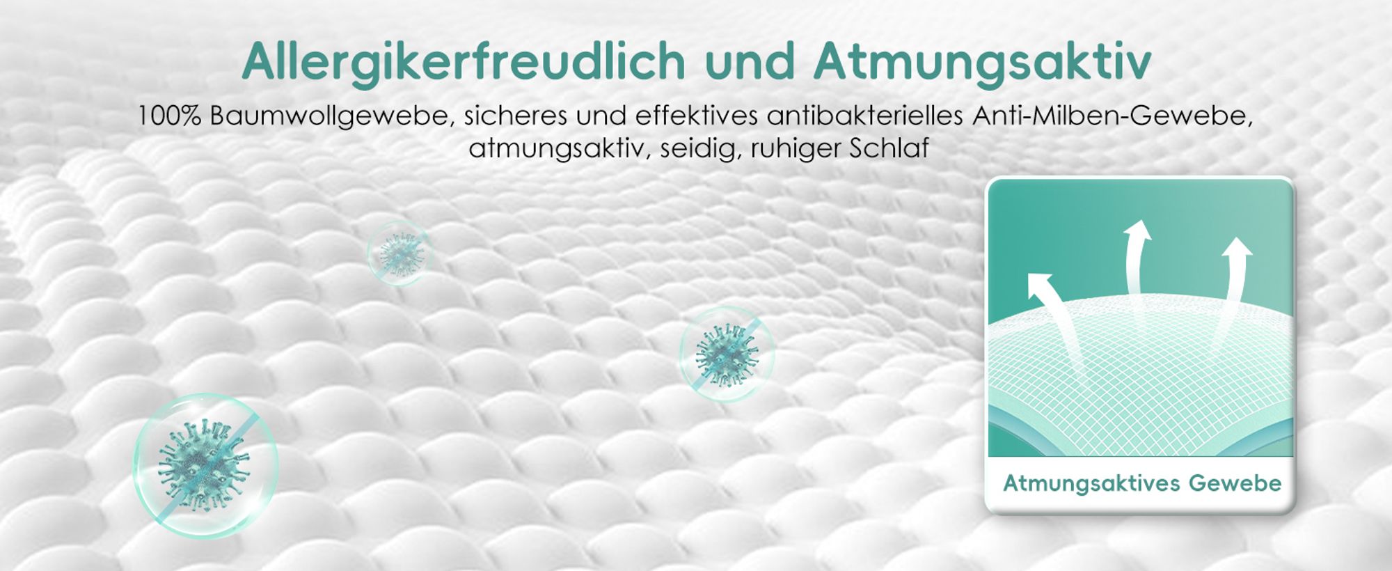 Marodic Matratze 140x200 22cm 7 zonen Taschenfederkernmatratze Integrierter Topper, Atmungsaktiv, Federkernmatratze für Kinder und Erwachsene