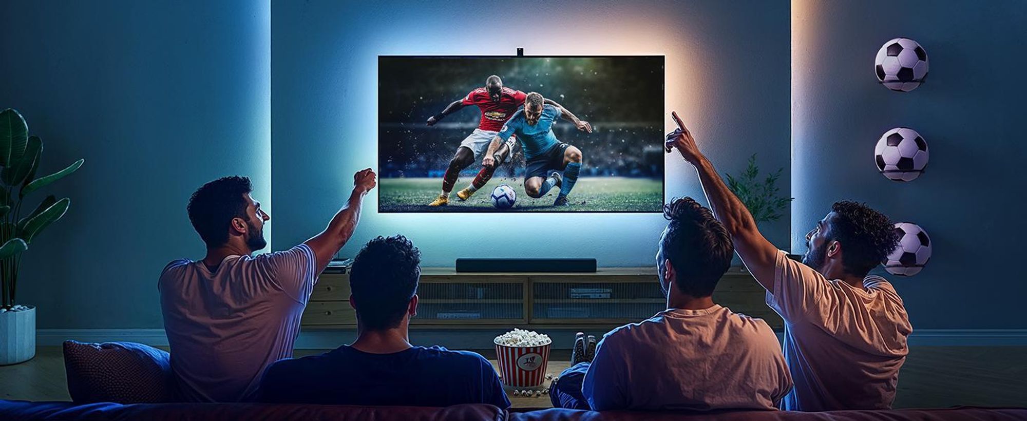 Govee RGBIC LED Lightbar, TV Hintergrundbeleuchtung für 45-70 Zoll