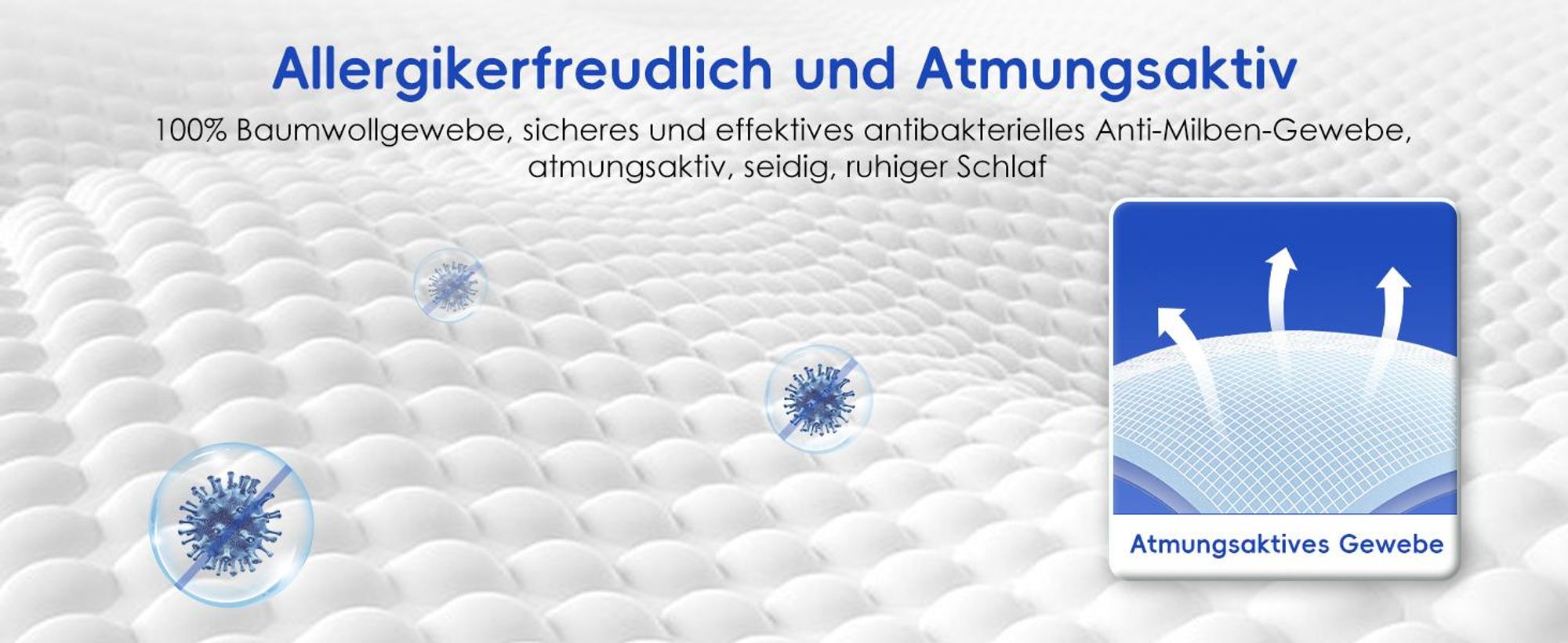 Aiibot Matratze 140x200 cm, Höhe 23cm, orthopädische 7-Zonen Federkernmatratze 140x200, Matratzen, Federkernmatratzen mit Spannbettlaken