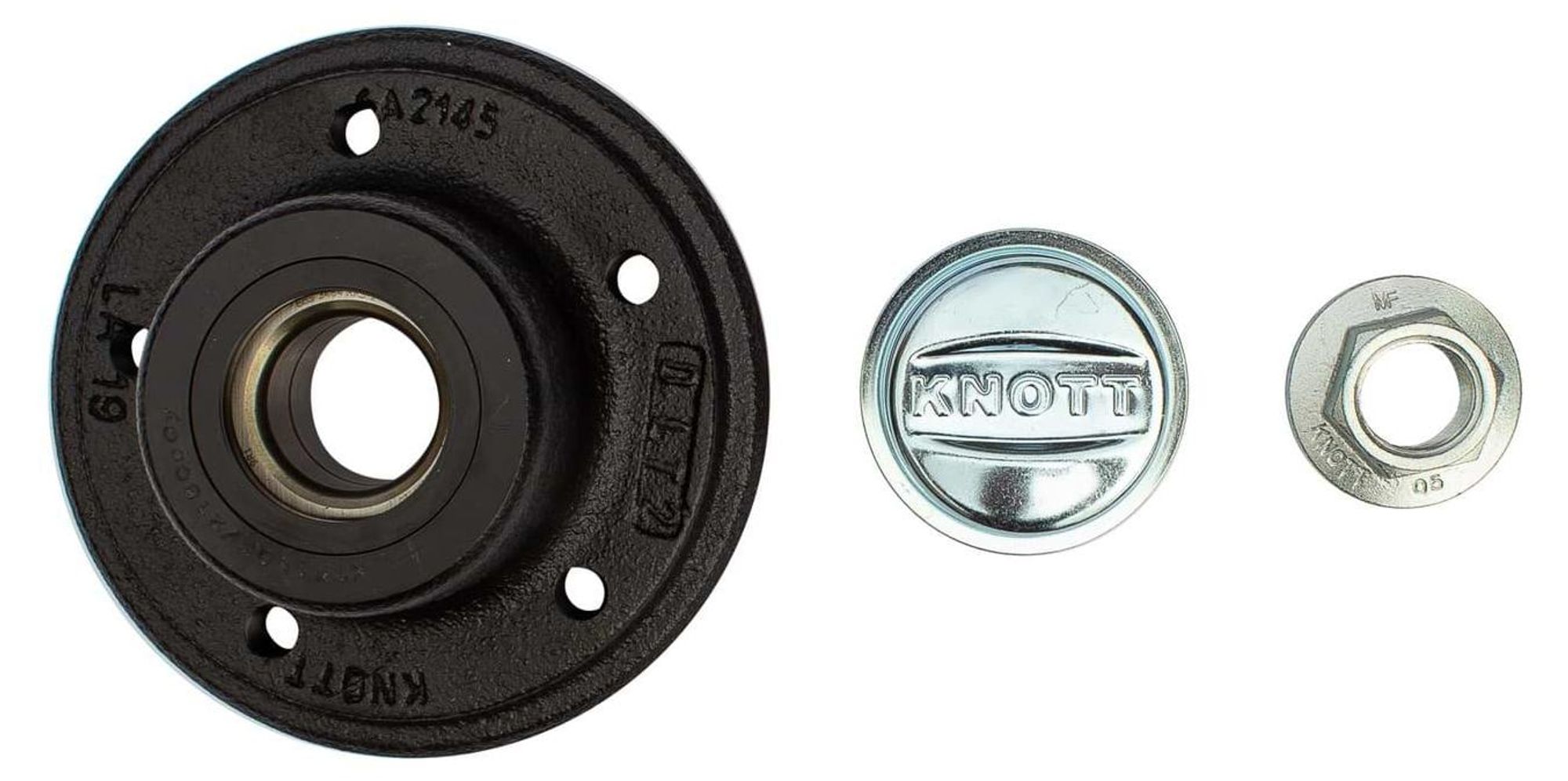 KNOTT Radnabe 5x112 mit Lager für ungebremste Achsen VG7 VG10 VG13
